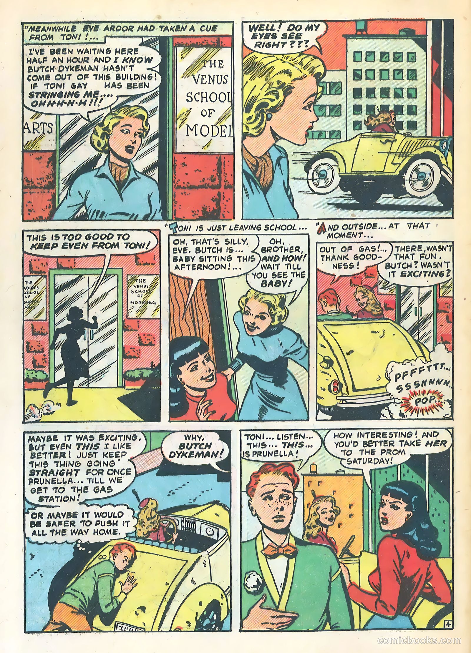 School-Day Romances #4 (1950) — page 6