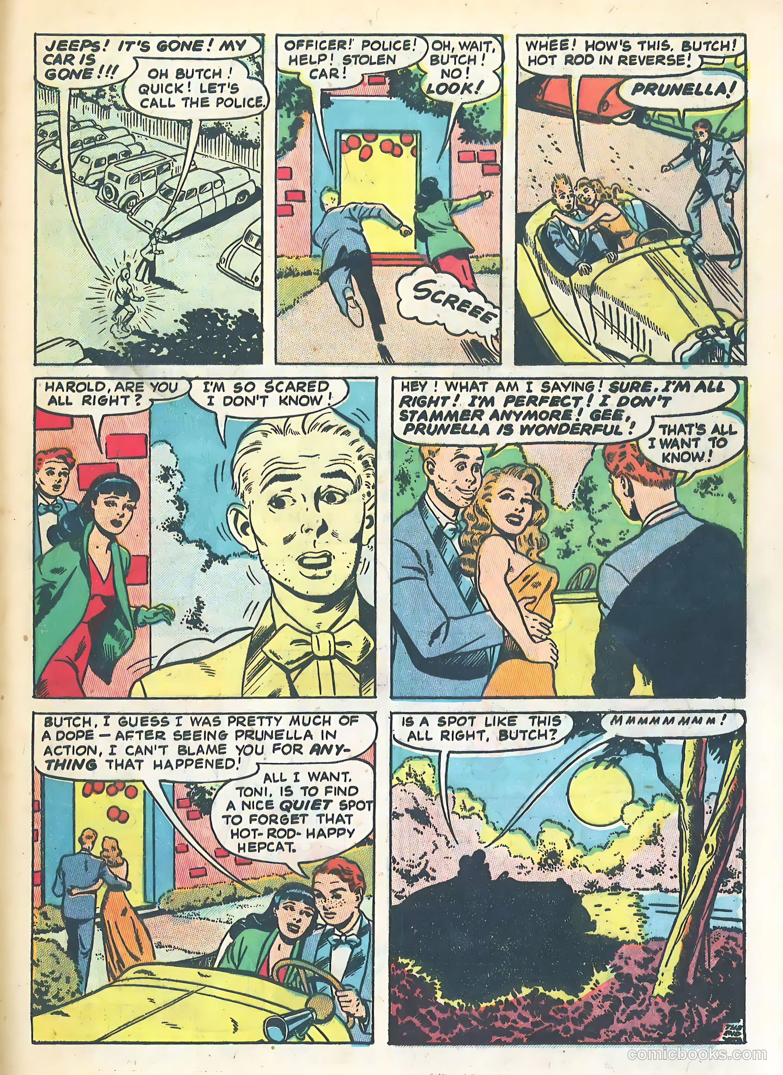 School-Day Romances #4 (1950) — page 9