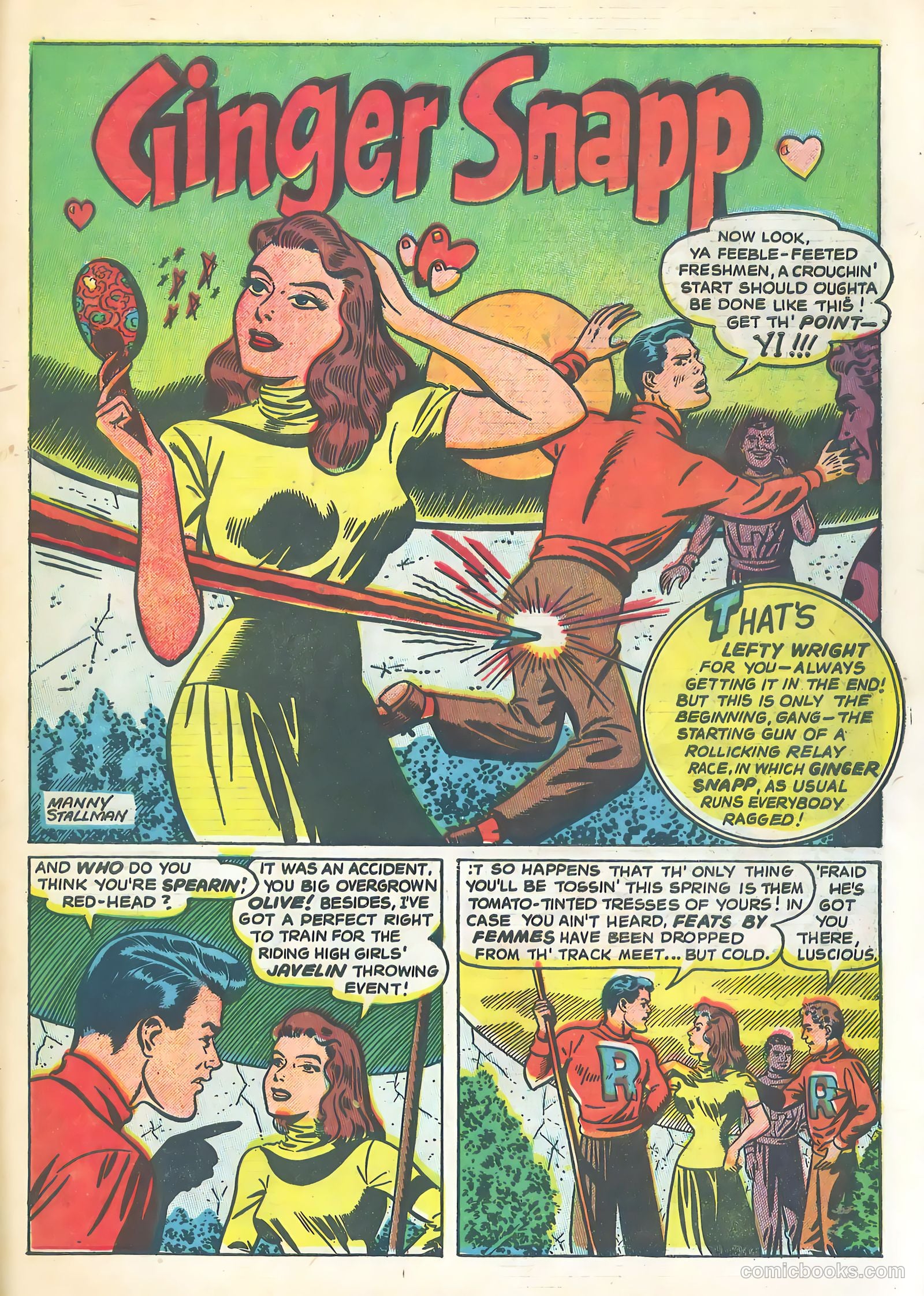 School-Day Romances #4 (1950) — page 11