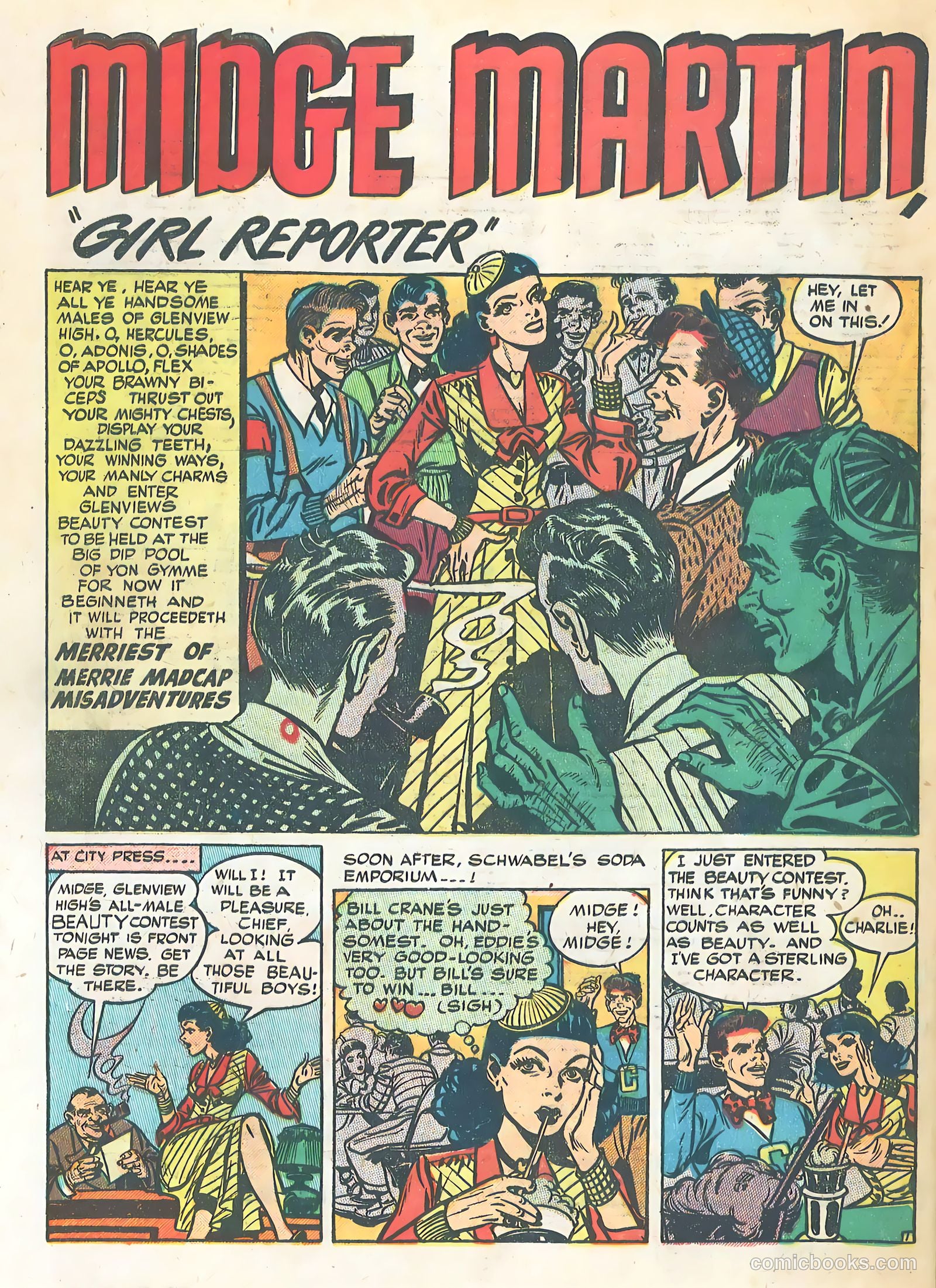 School-Day Romances #4 (1950) — page 20