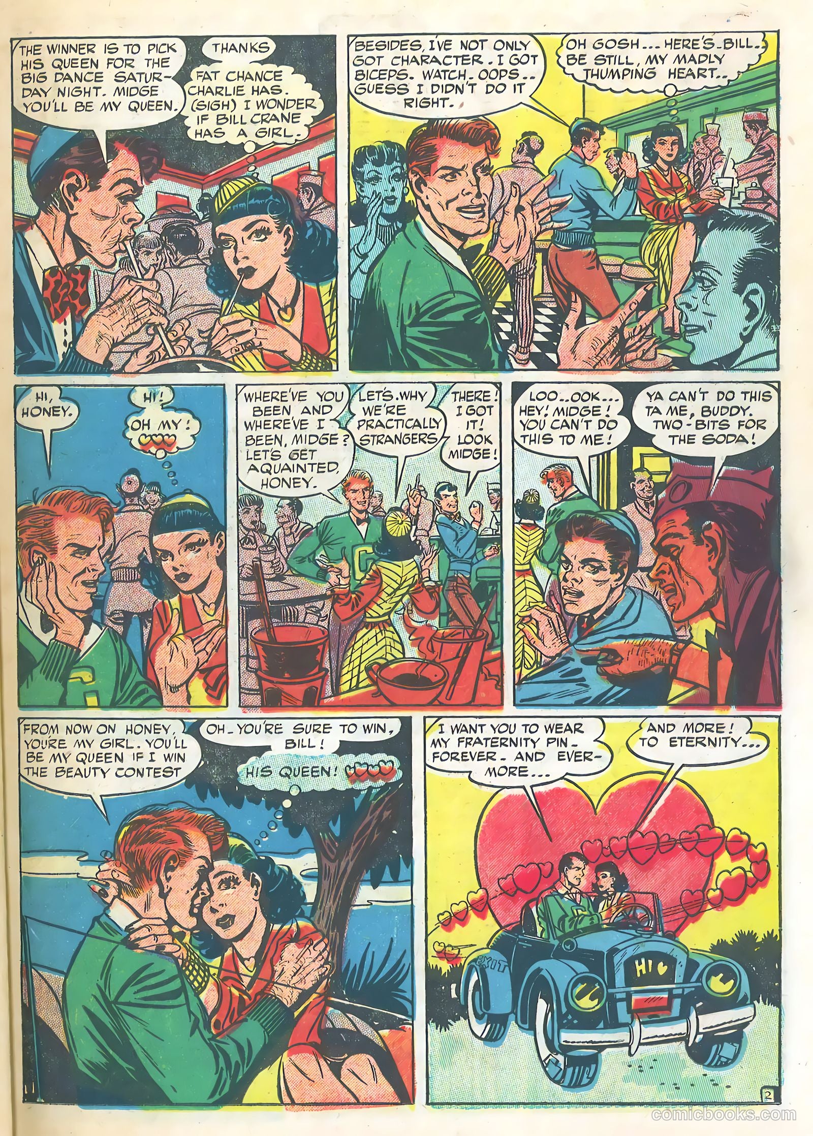 School-Day Romances #4 (1950) — page 21