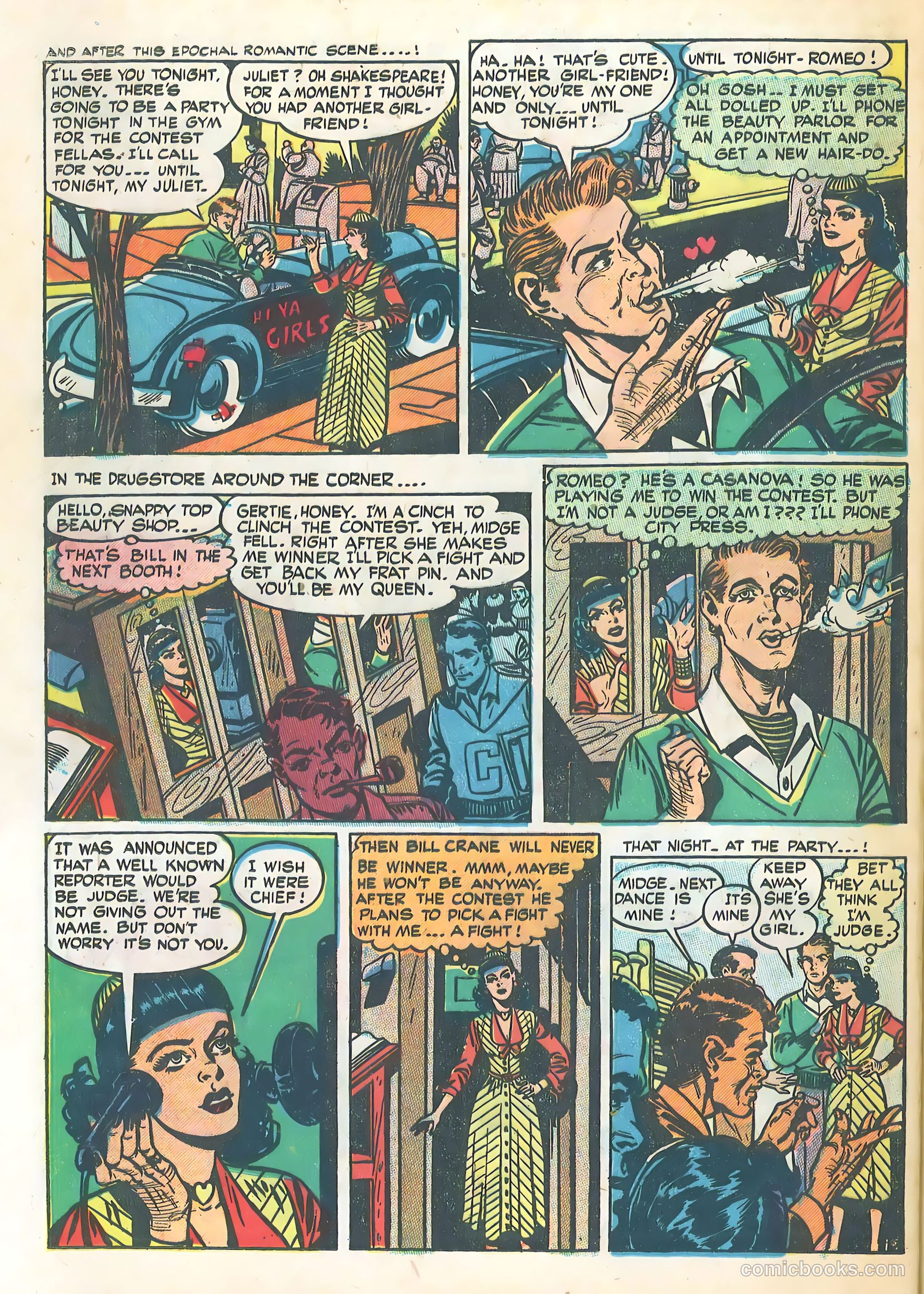 School-Day Romances #4 (1950) — page 22