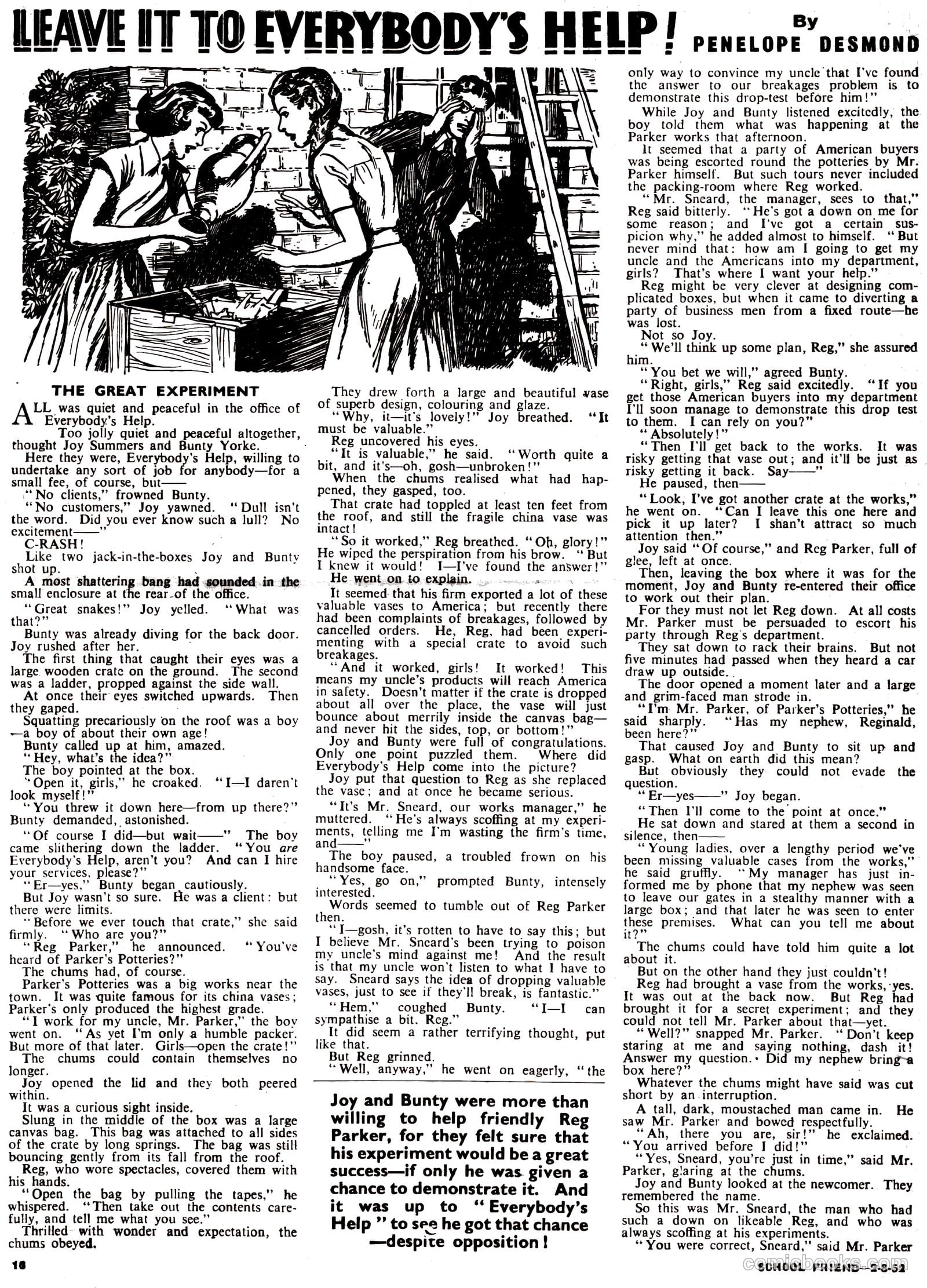 School Friend #116 (1952) — page 16 of 20