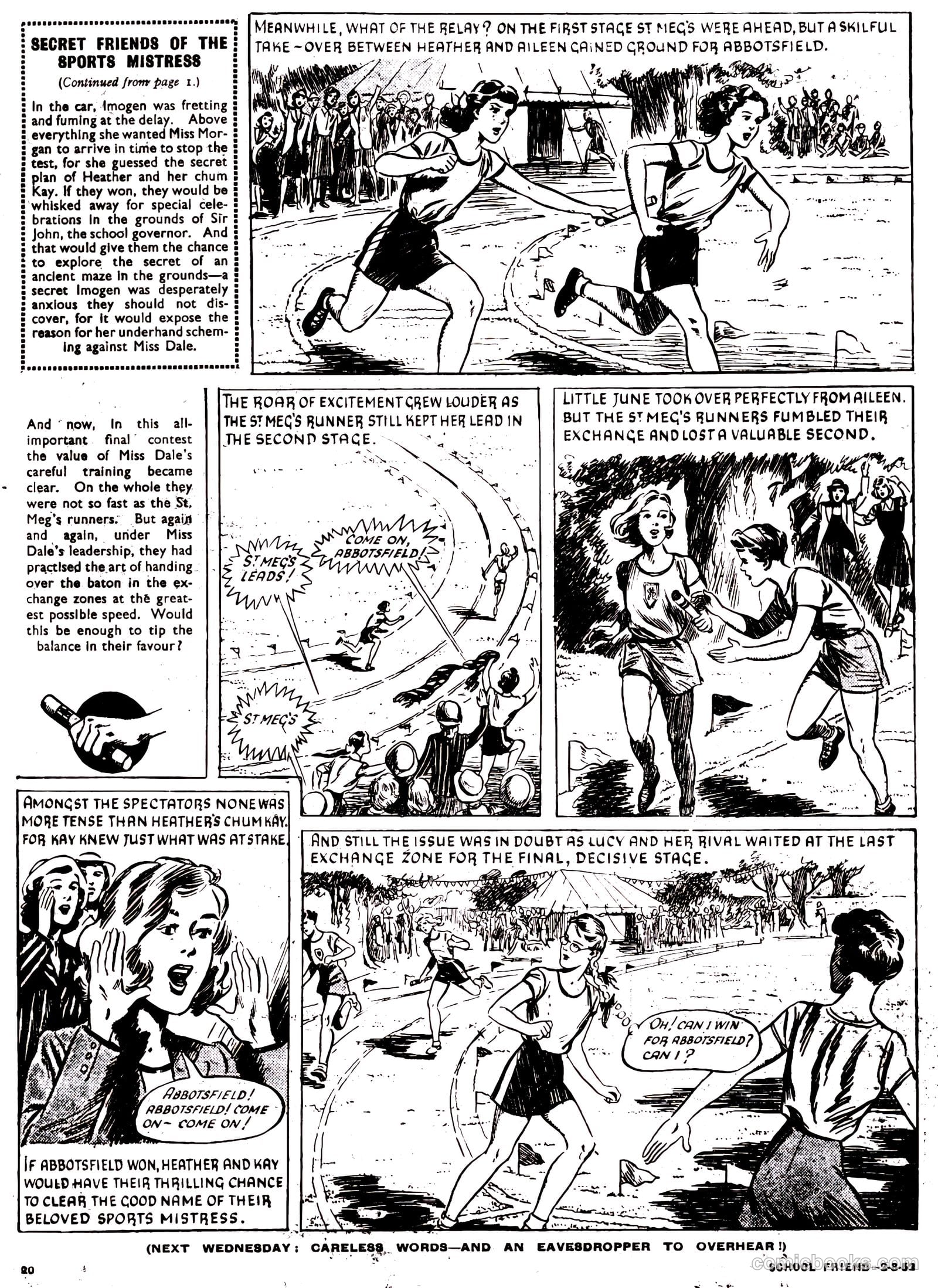 School Friend #116 (1952) — page 20 of 20