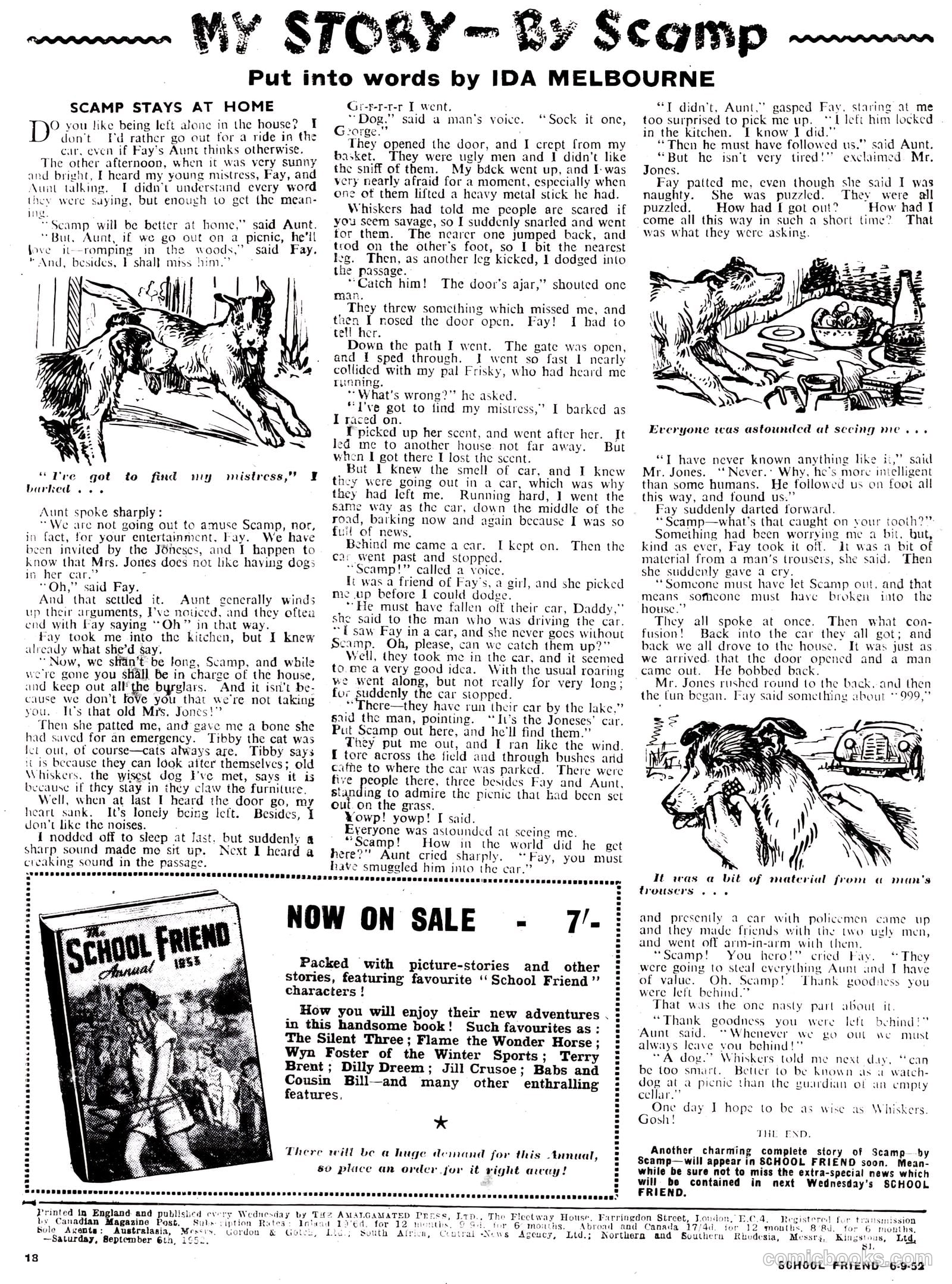 School Friend #121 (1952) — page 18 of 20