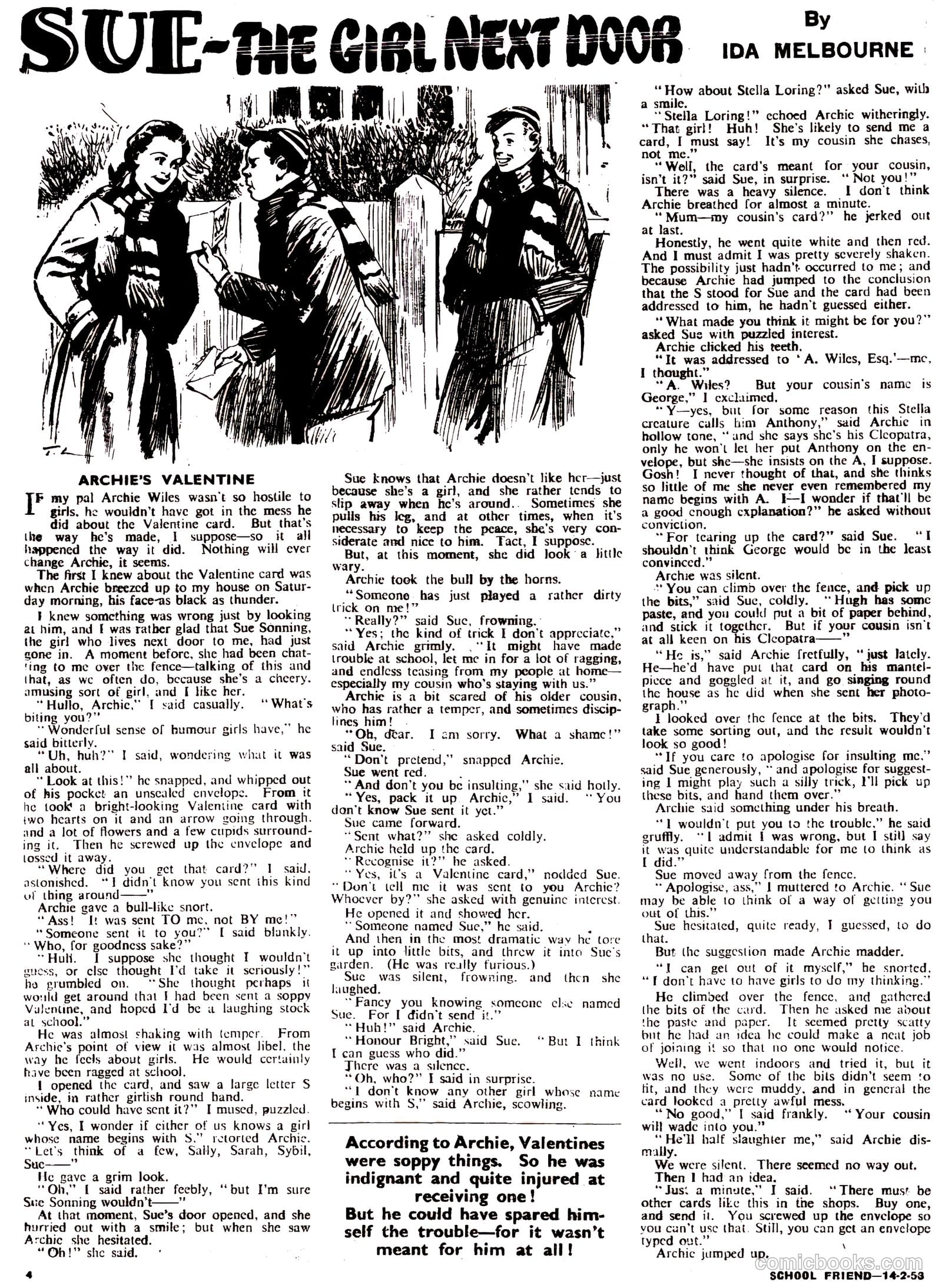 School Friend #144 (1953) — page 4 of 20