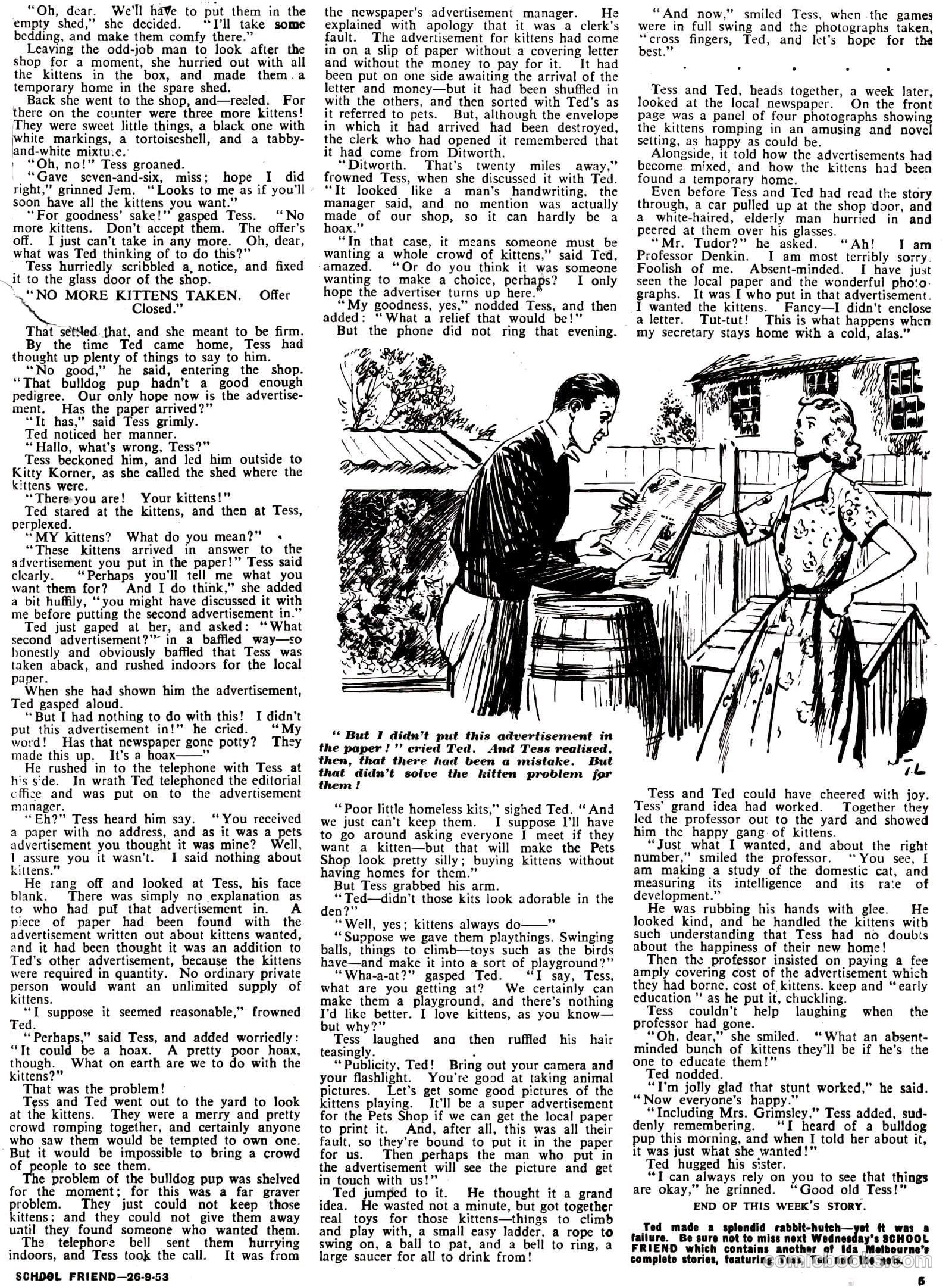 School Friend #176 (1953) — page 5 of 20