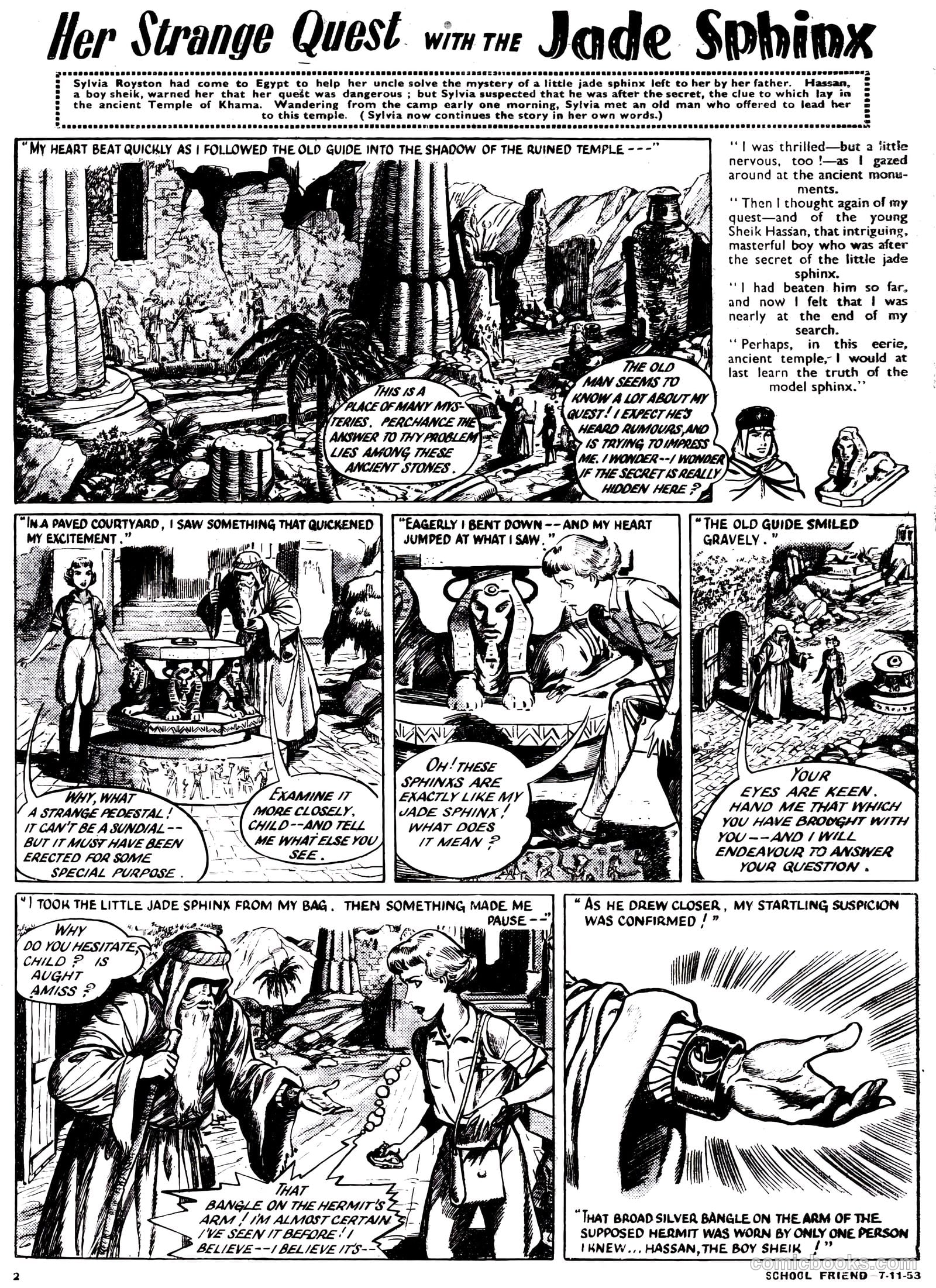 School Friend #182 (1953) — page 2 of 20