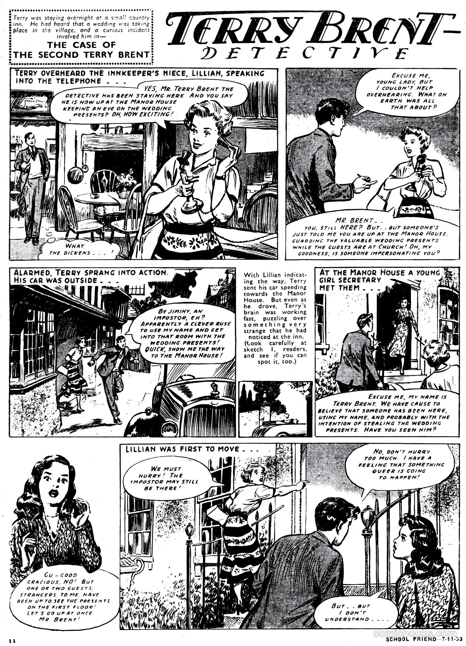 School Friend #182 (1953) — page 14 of 20