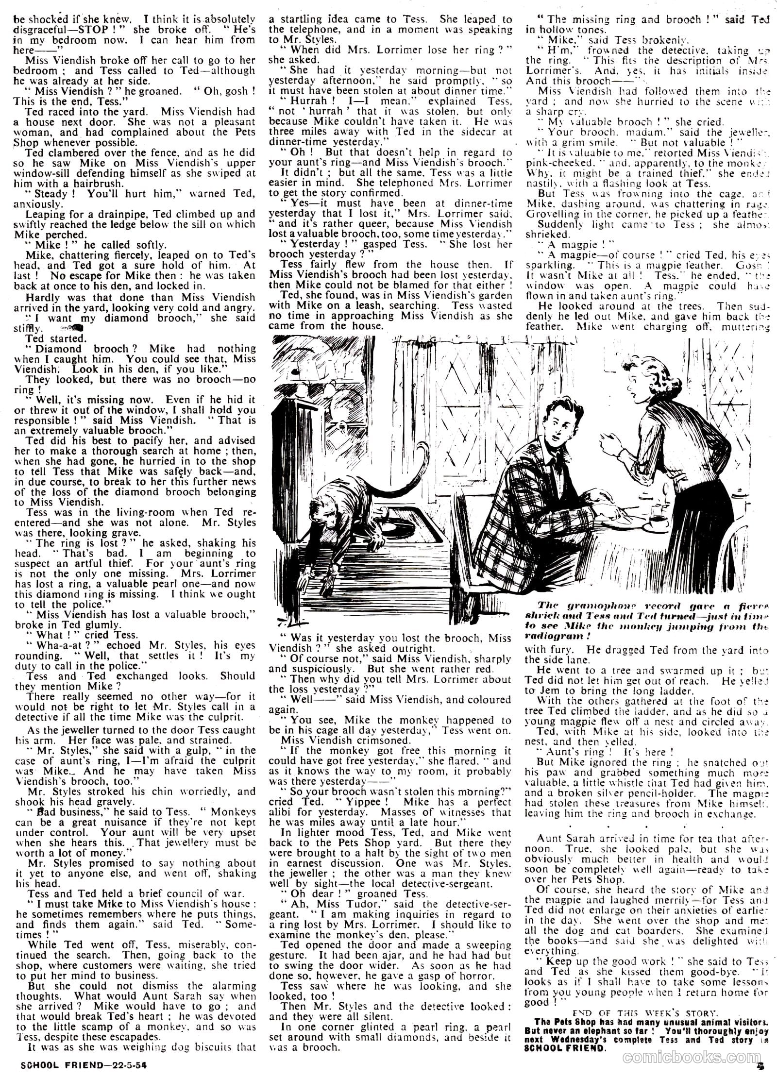 School Friend #210 (1954) — page 5 of 20