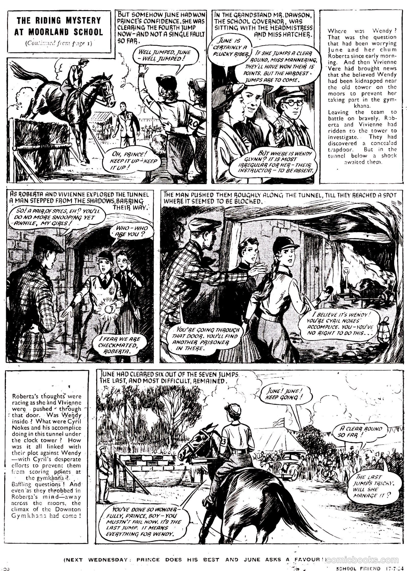 School Friend #218 (1954) — page 20 of 20