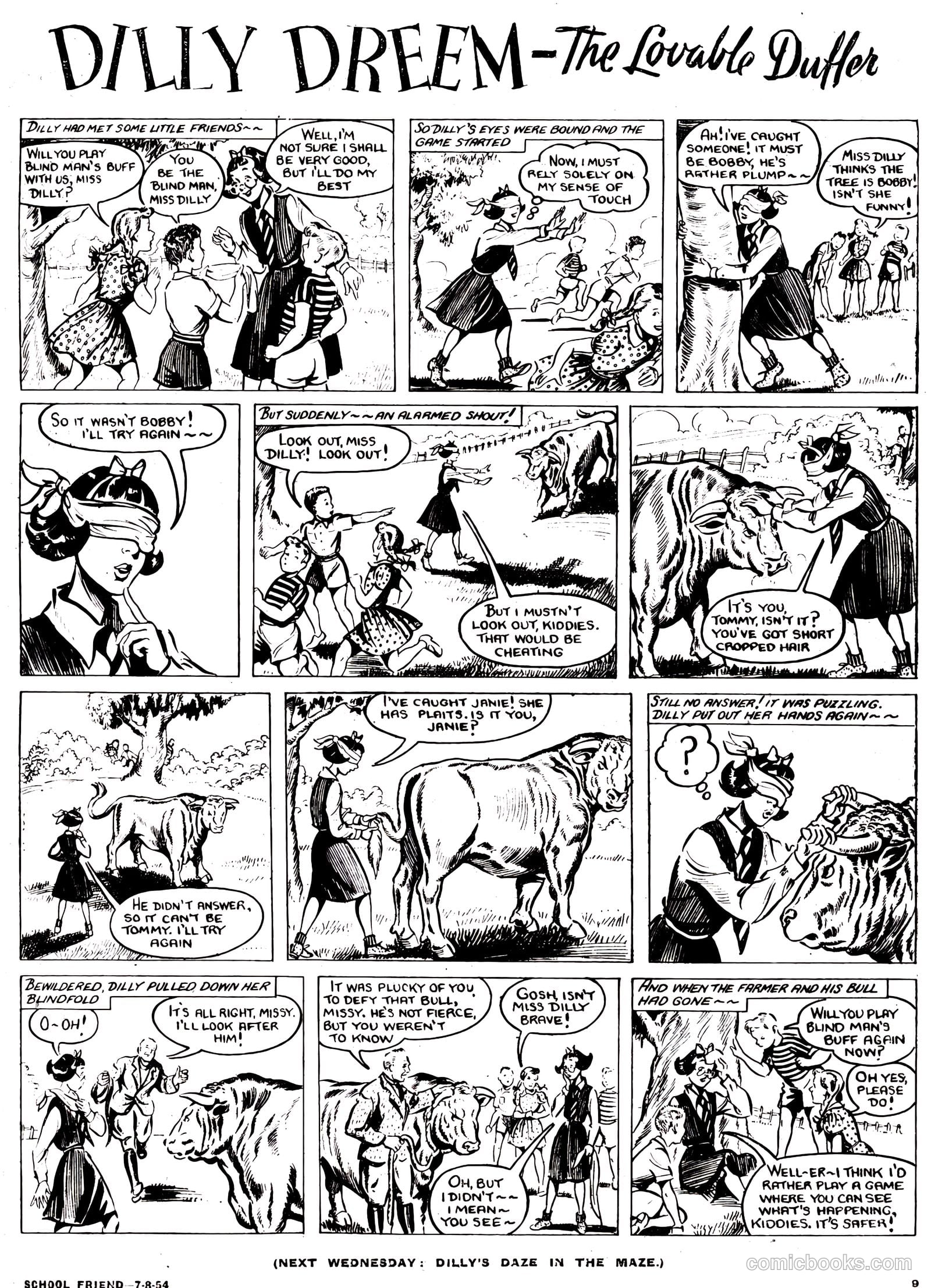 School Friend #221 (1954) — page 9 of 20