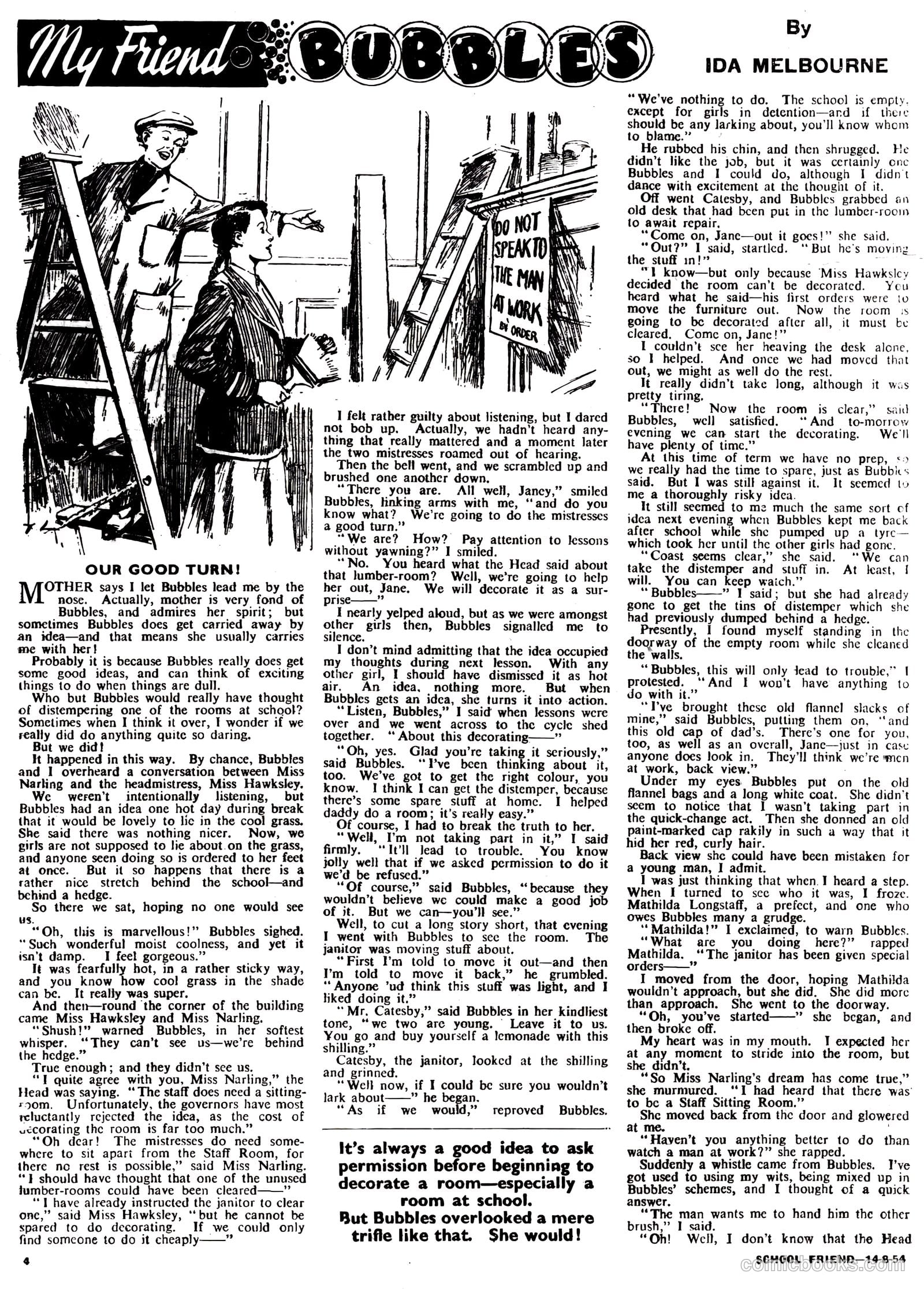 School Friend #222 (1954) — page 4 of 24