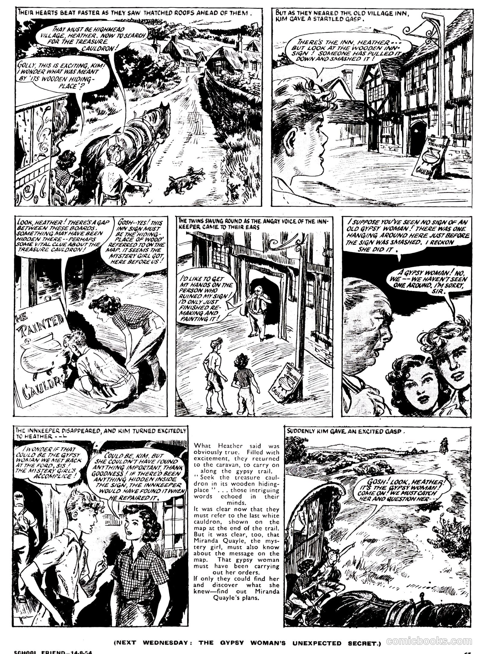 School Friend #222 (1954) — page 15 of 24