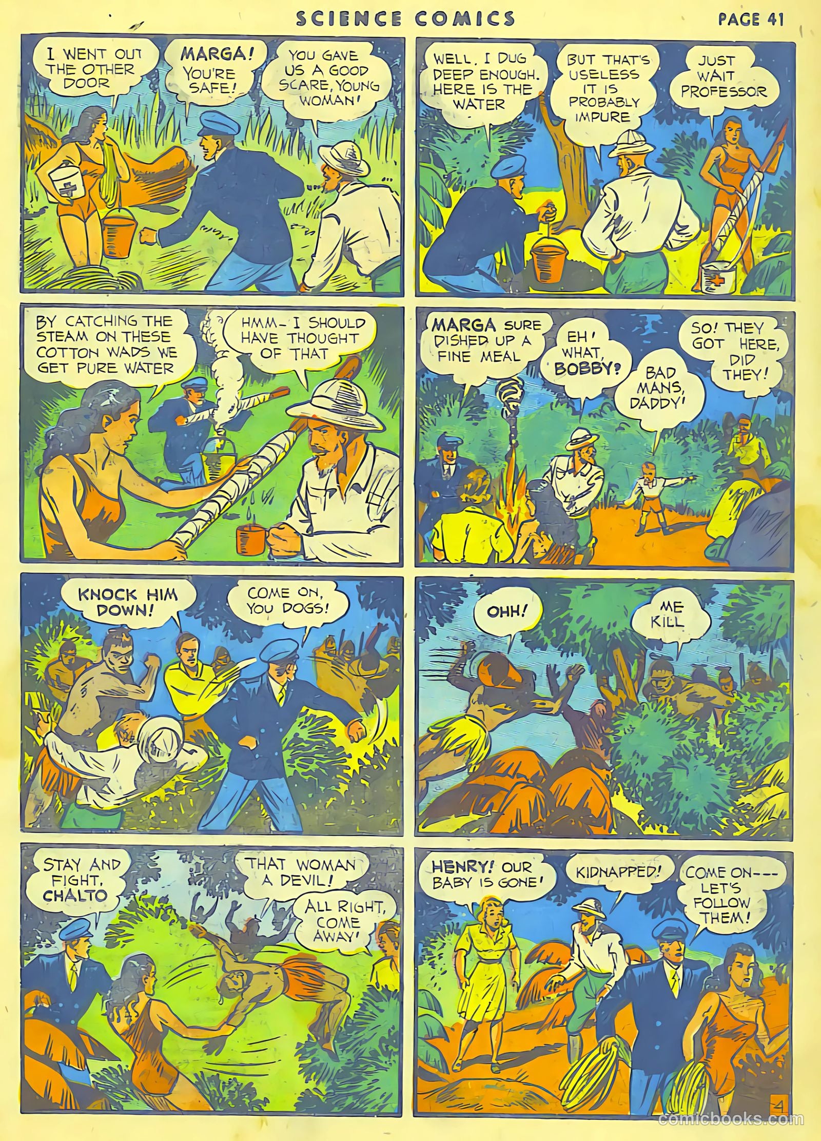 Science Comics #8 (1940) — page 34 of 55