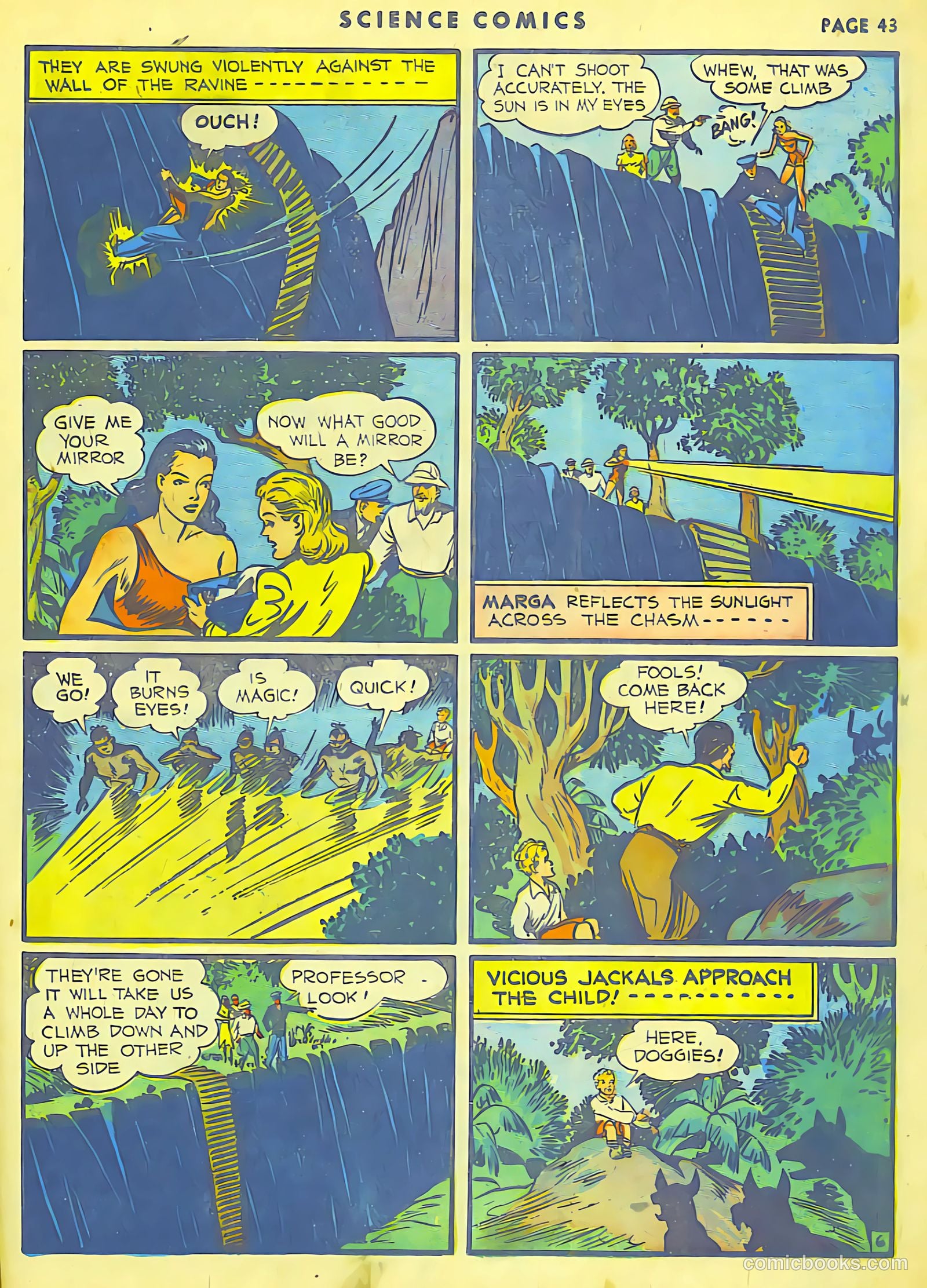 Science Comics #8 (1940) — page 36 of 55