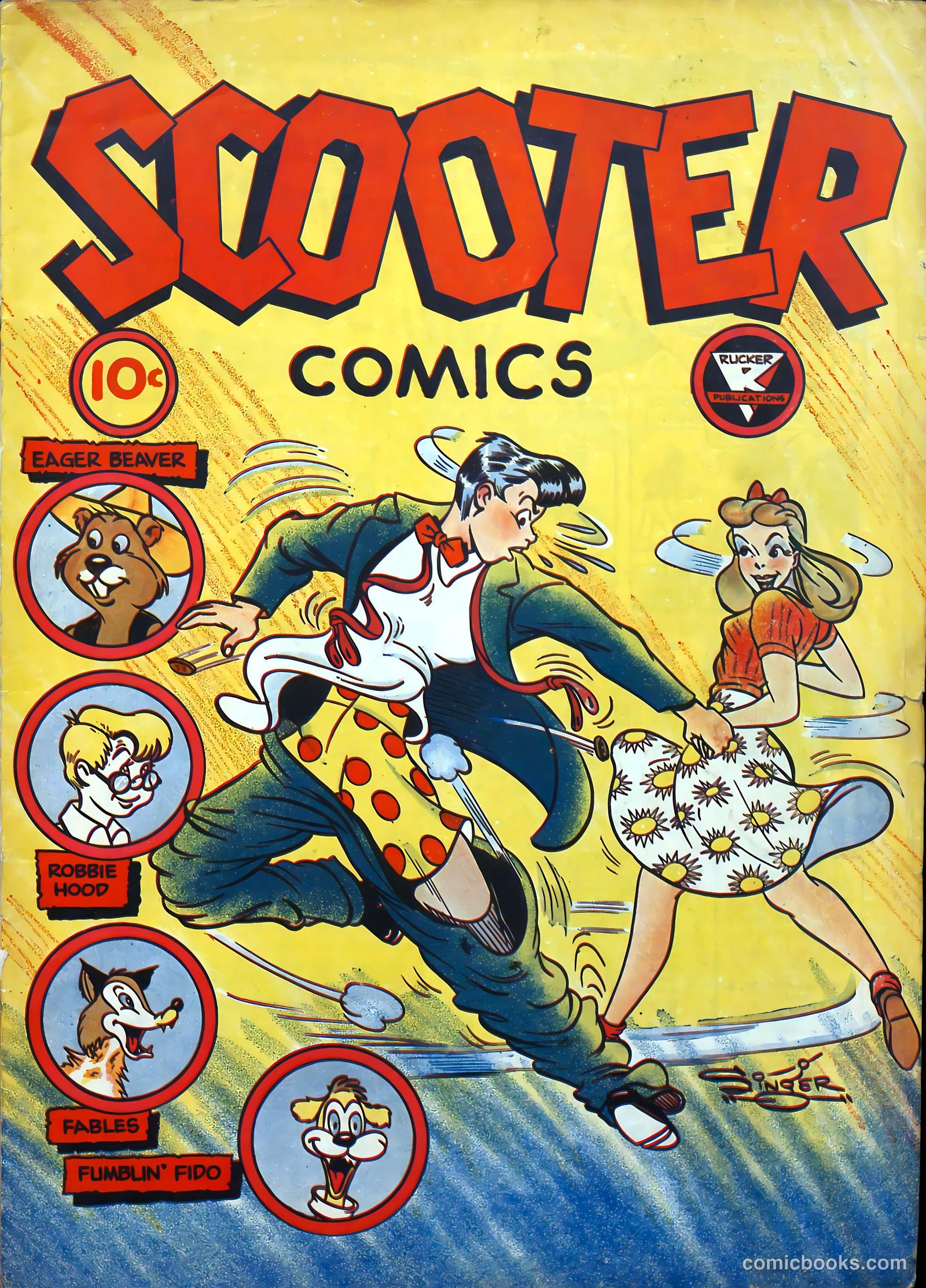 Scooter Comics #1 cover