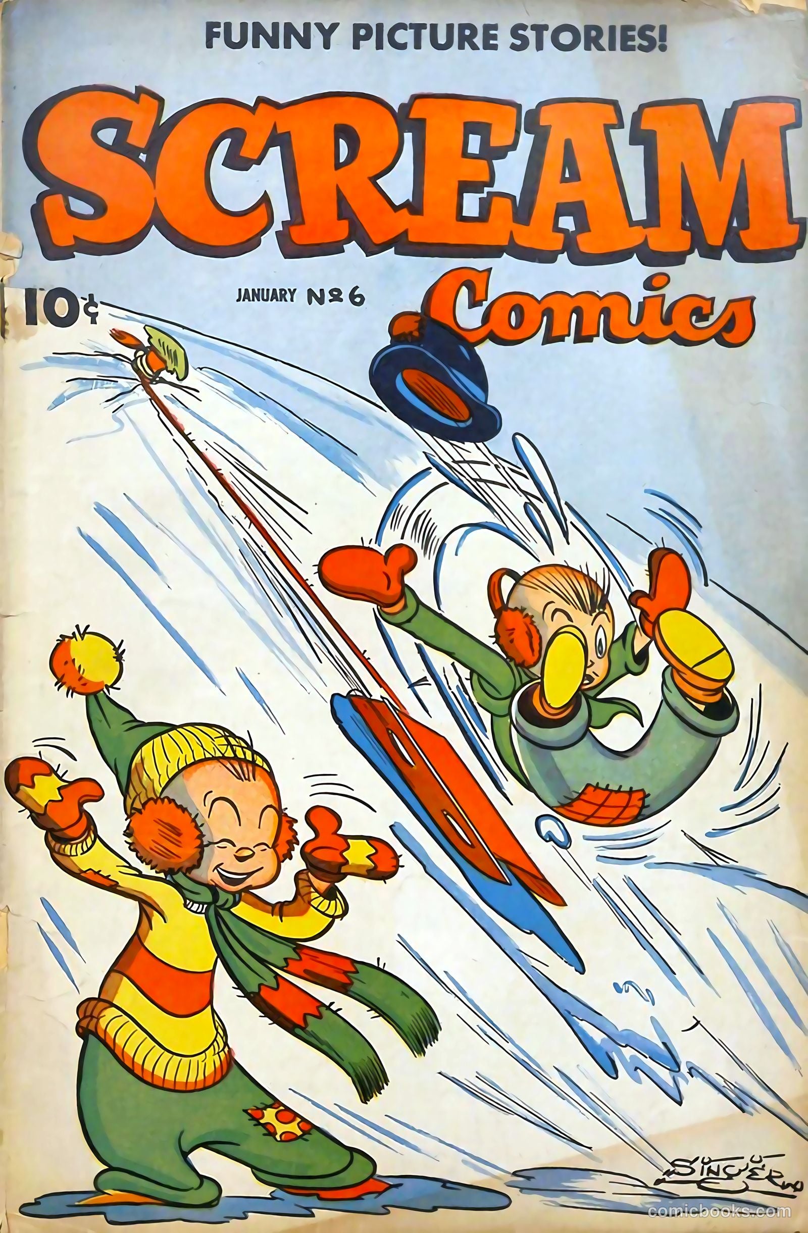 Scream Comics #6 cover