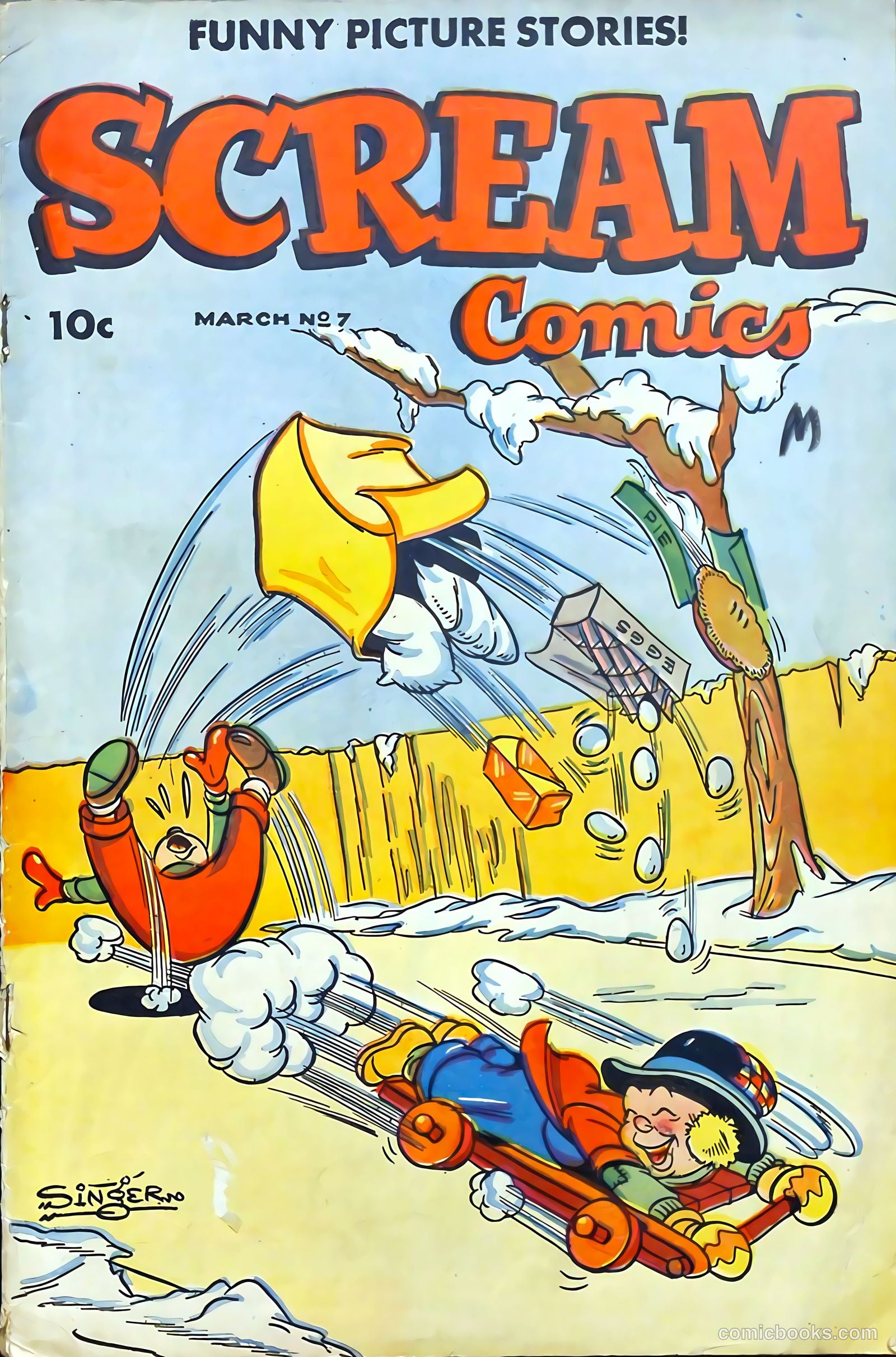 Scream Comics #7 cover