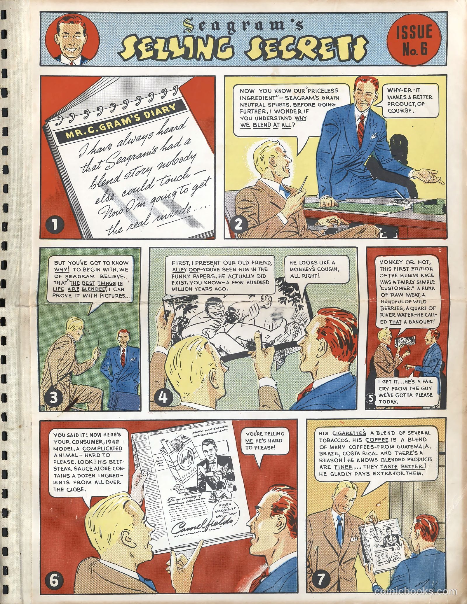 Seagram Selling Secrets #6 cover
