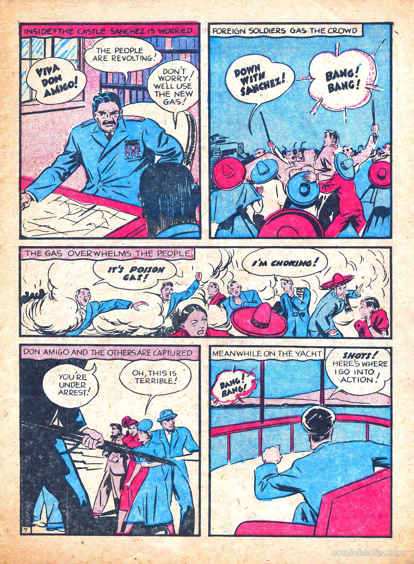 Secret Agent Z-2 Comics #7 (1944) — page 9 of 36