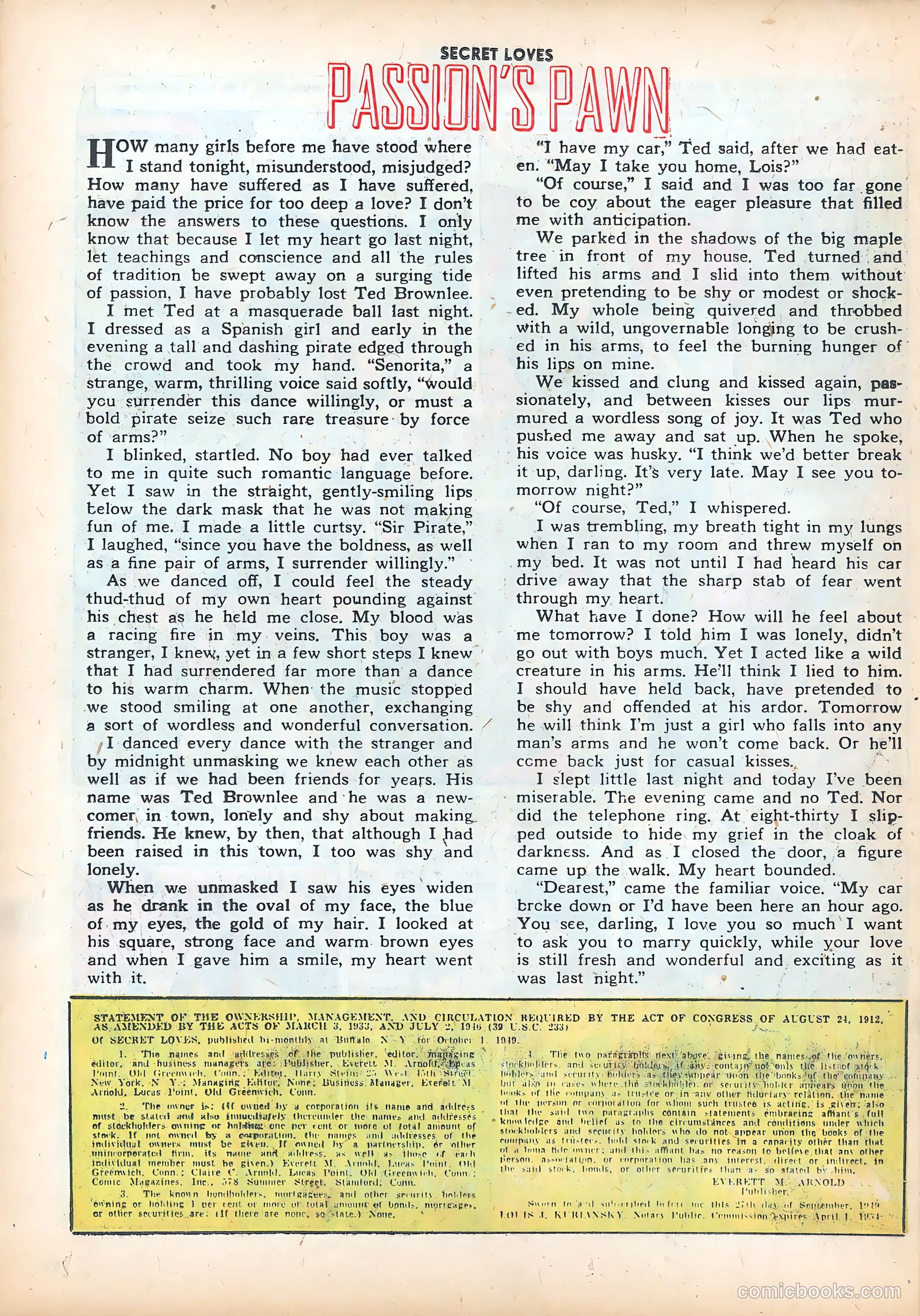 Secret Loves #3 (1950) — page 26 of 37