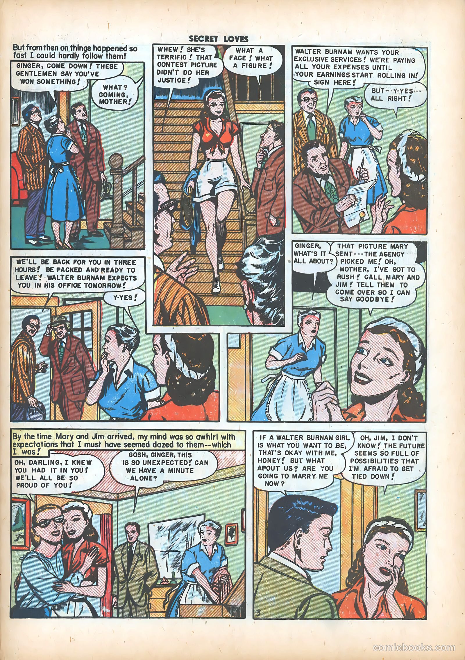 Secret Loves #3 (1950) — page 29 of 37