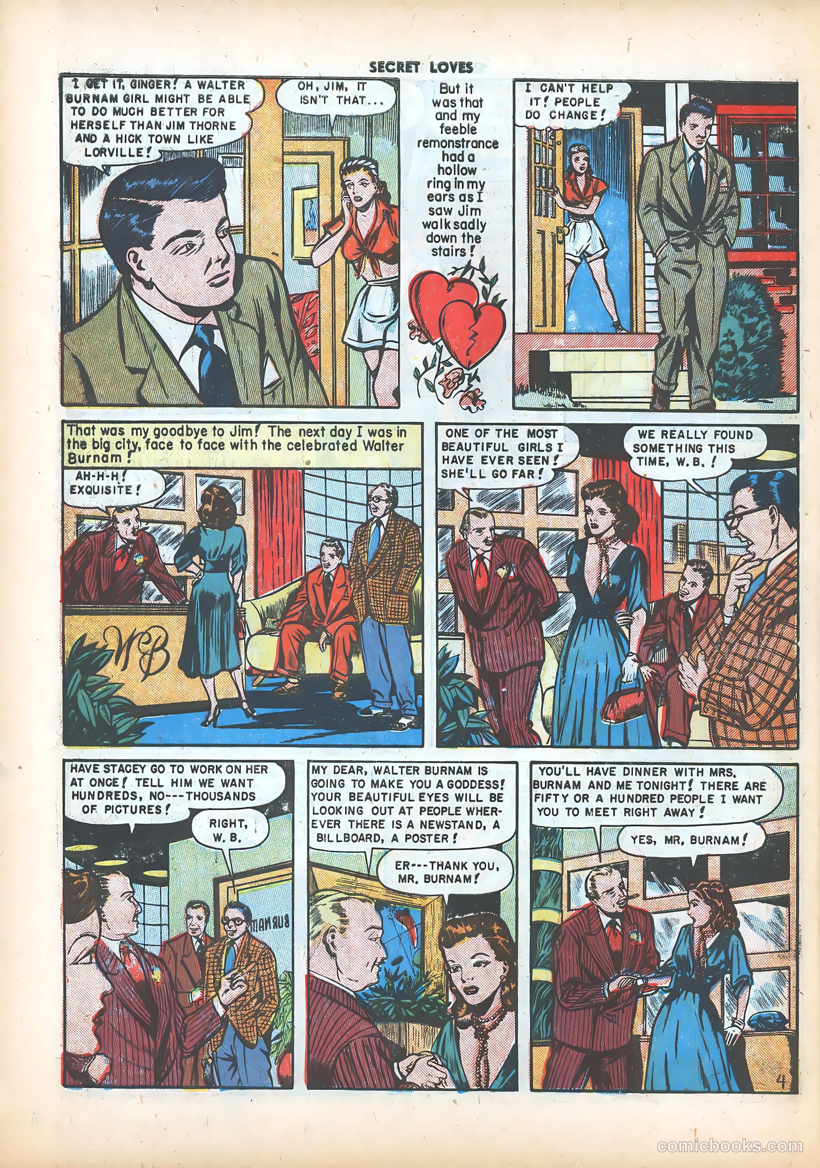 Secret Loves #3 (1950) — page 30 of 37
