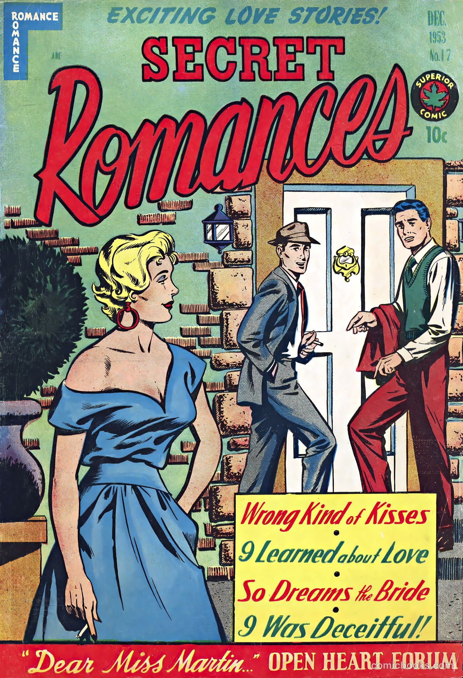 Secret Romances #17 cover