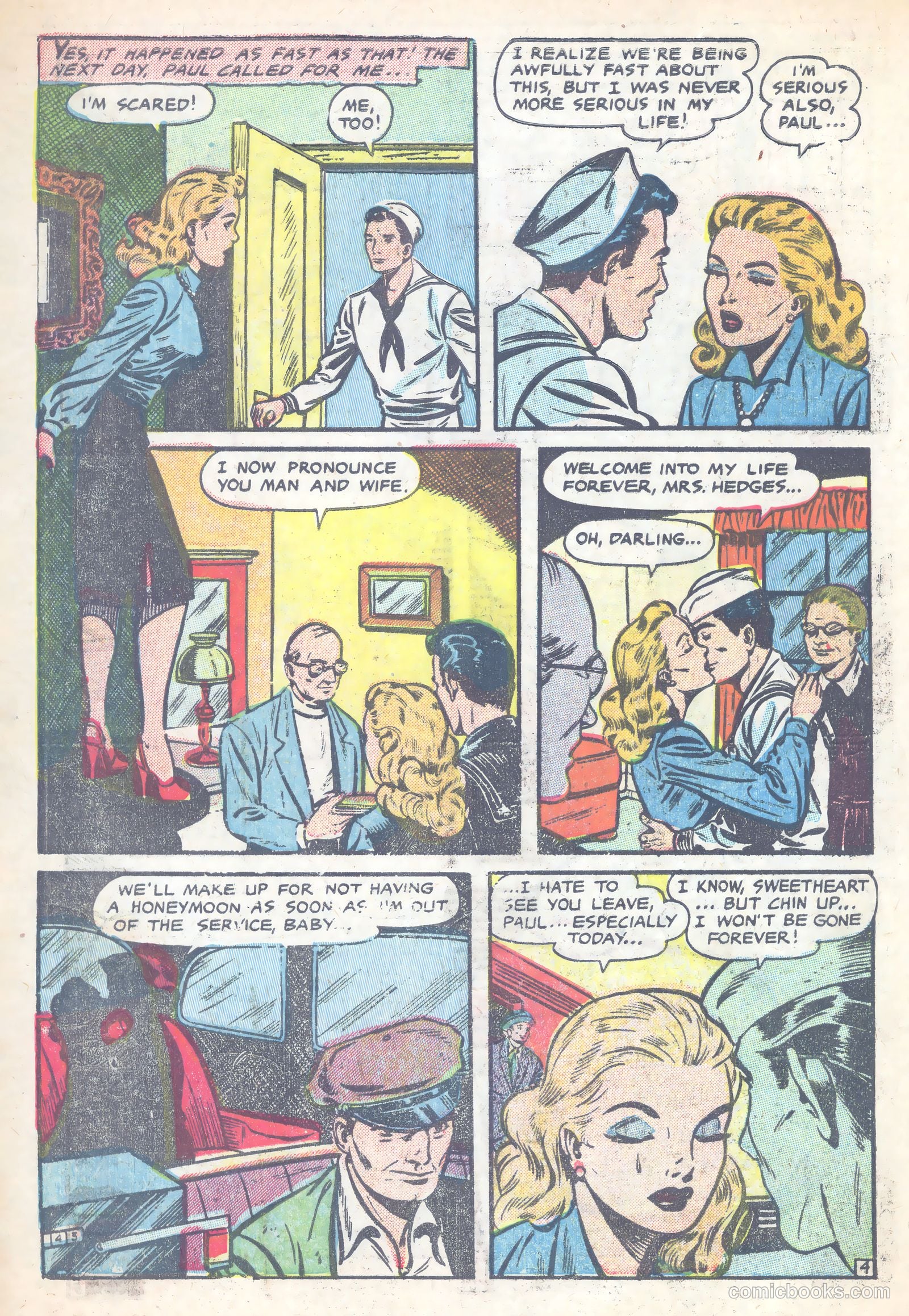Secret Romances #26 (1955) — page 6 of 36