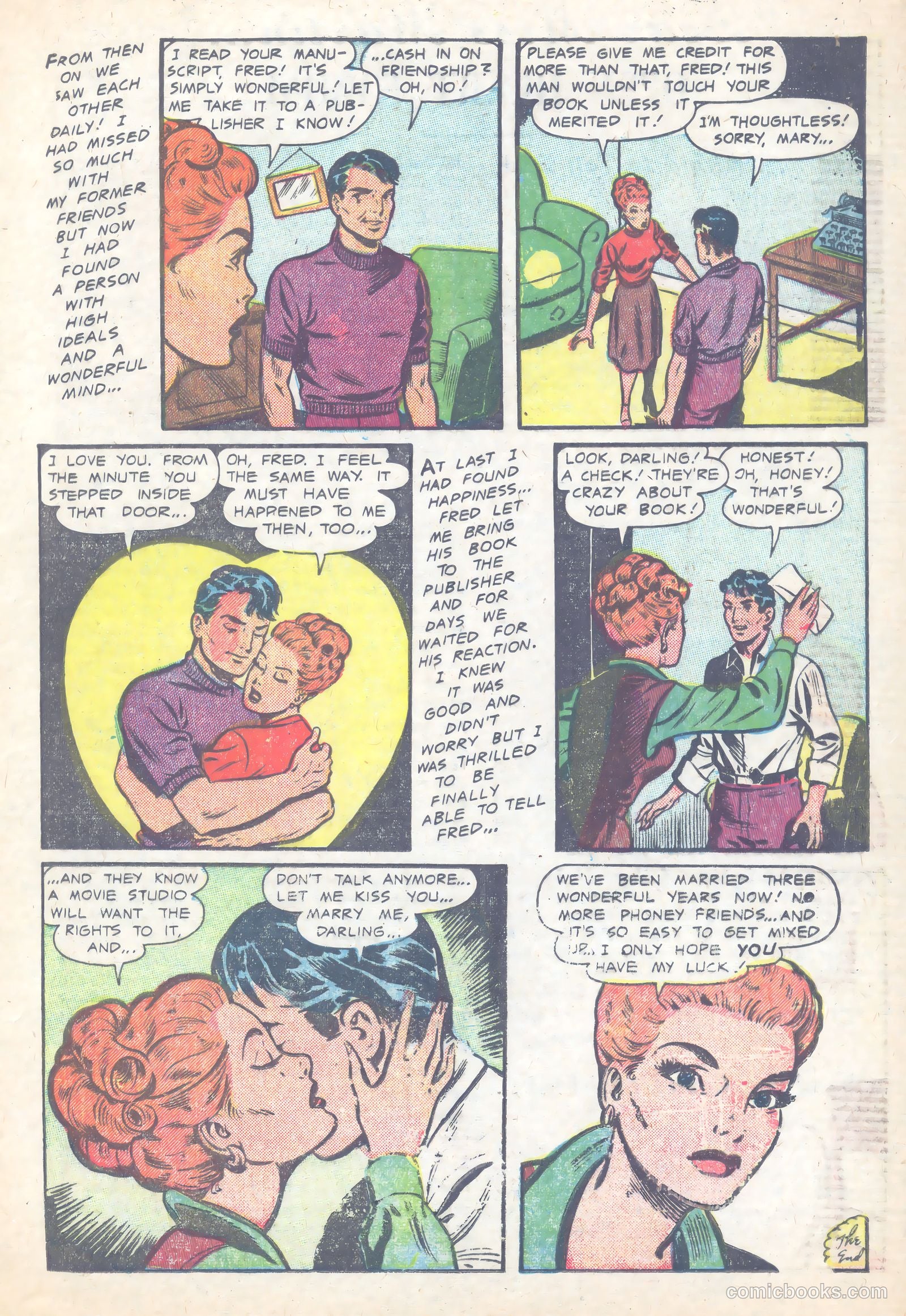 Secret Romances #26 (1955) — page 17 of 36