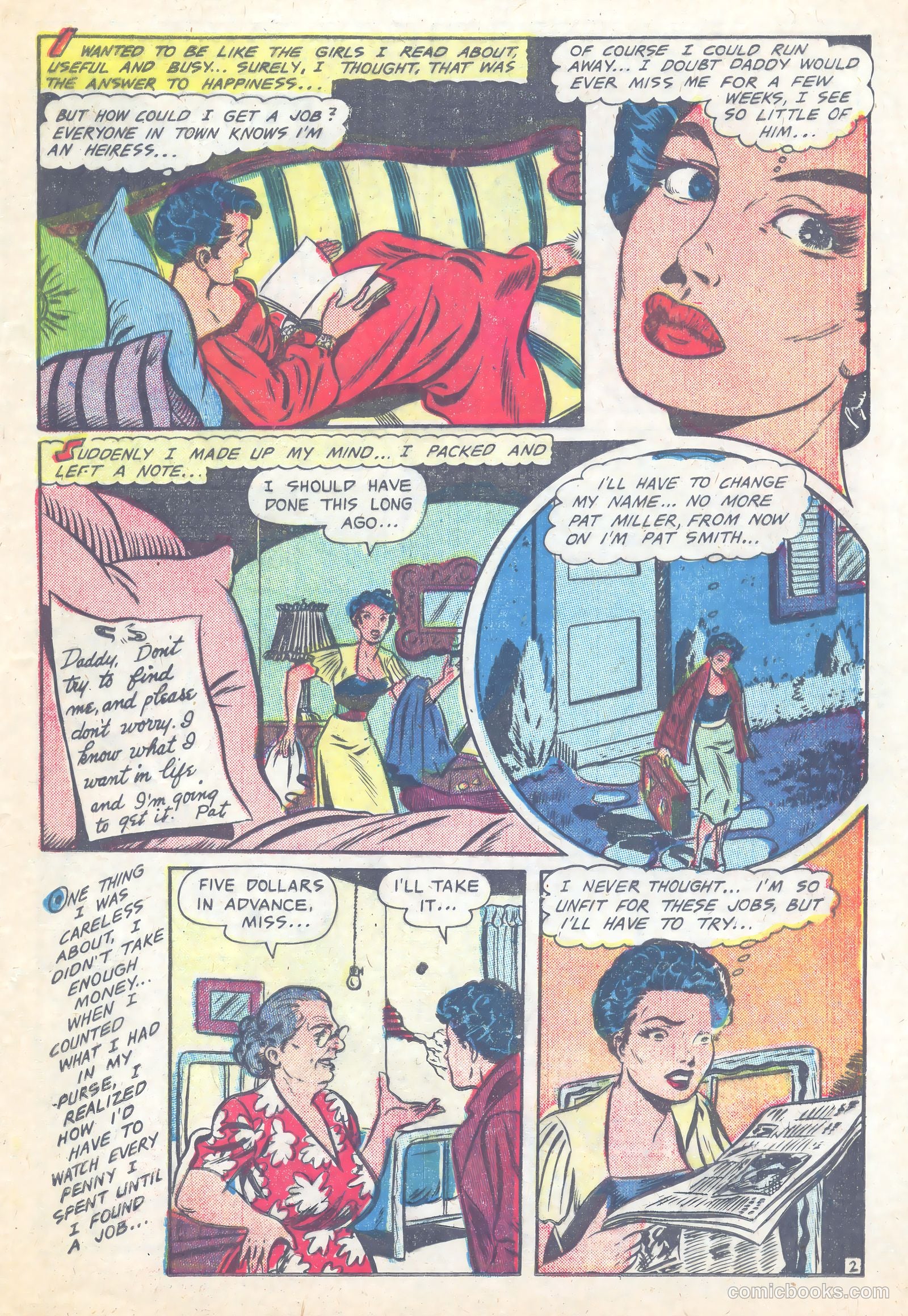 Secret Romances #26 (1955) — page 21 of 36