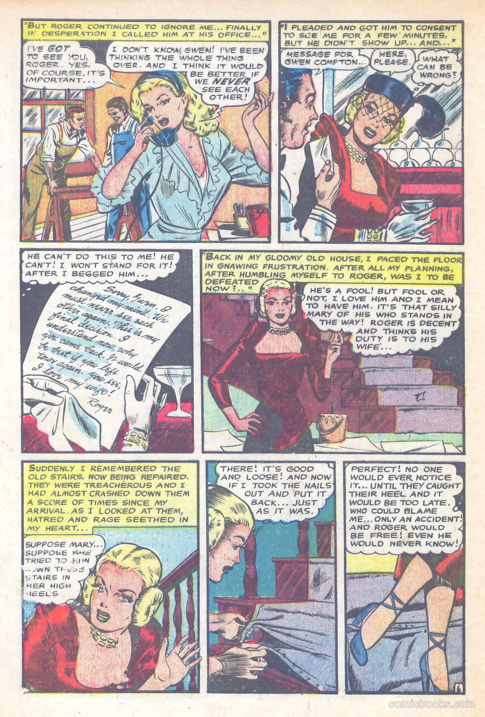 Secret Romances #26 (1955) — page 32 of 36