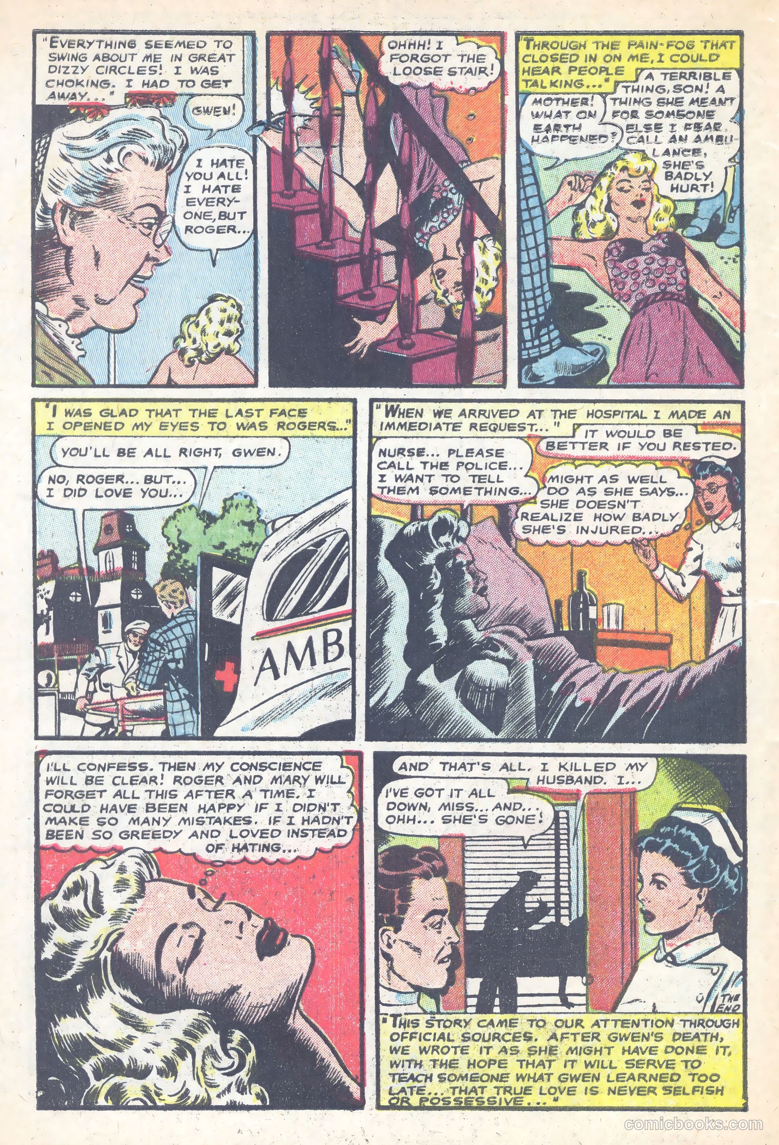 Secret Romances #26 (1955) — page 34 of 36
