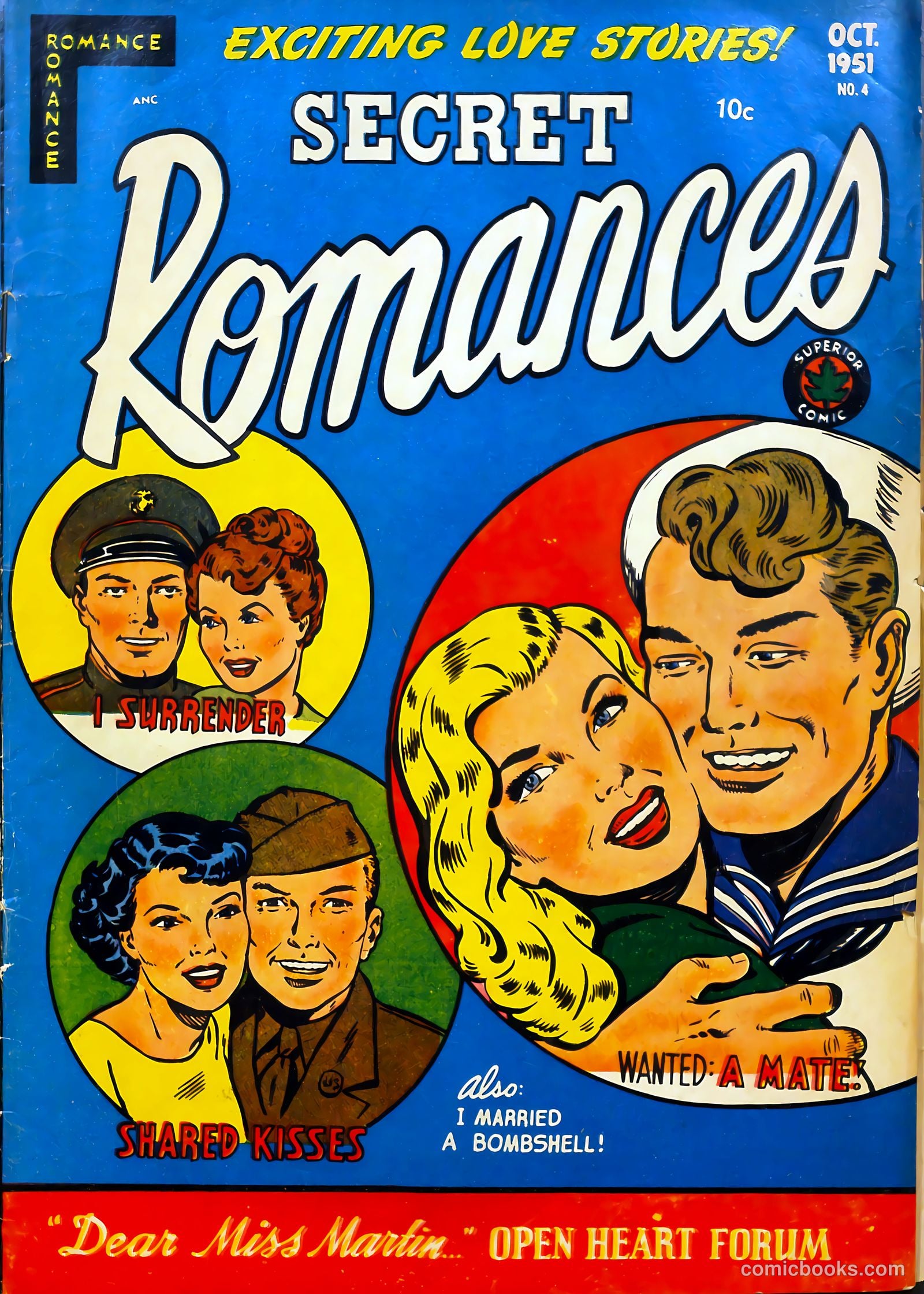 Secret Romances #4 cover
