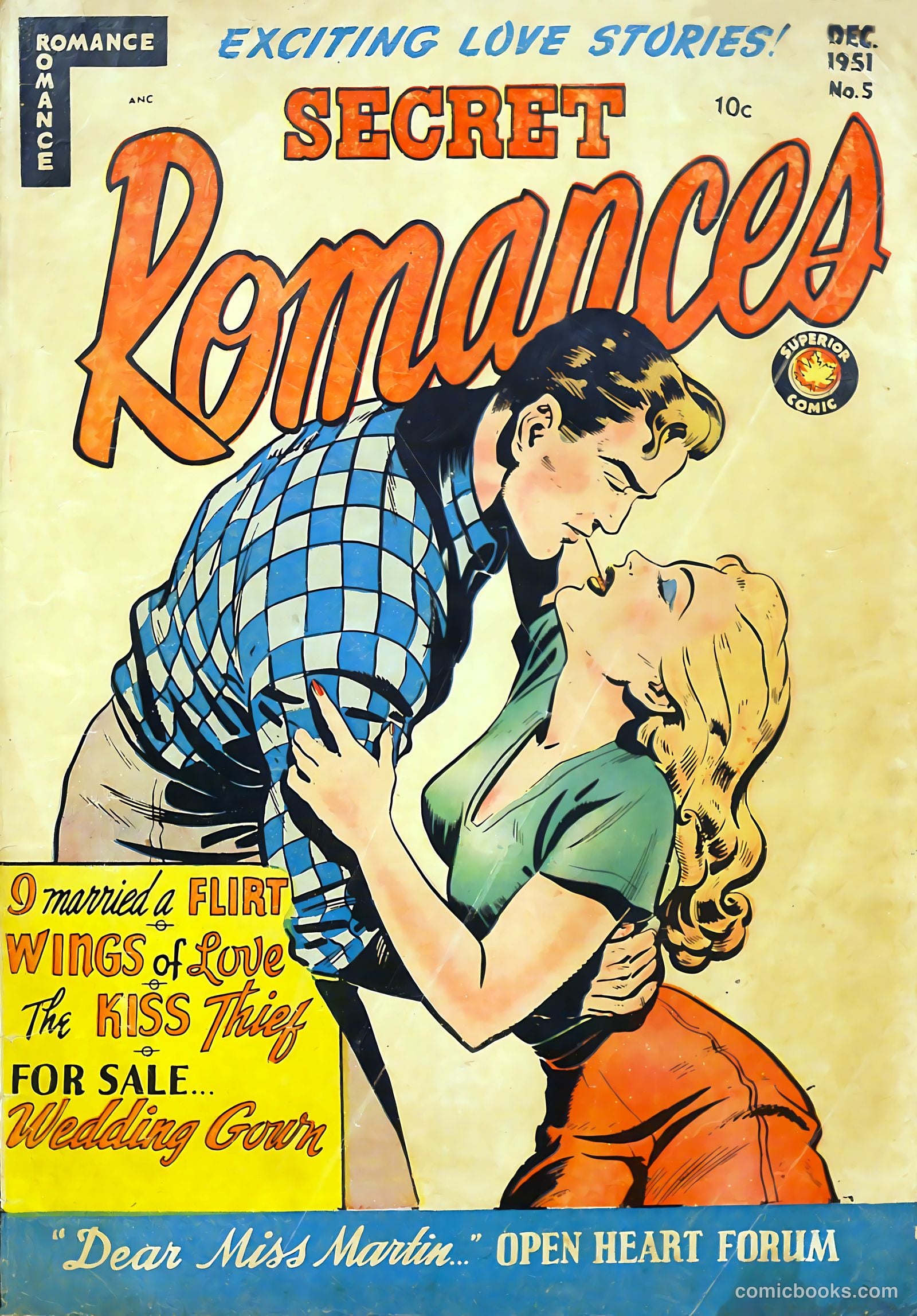 Secret Romances #5 cover