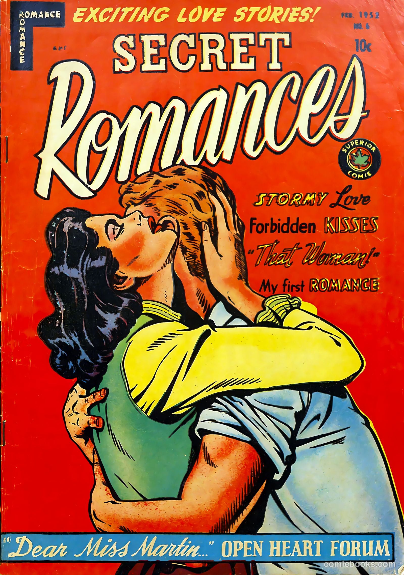 Secret Romances #6 cover