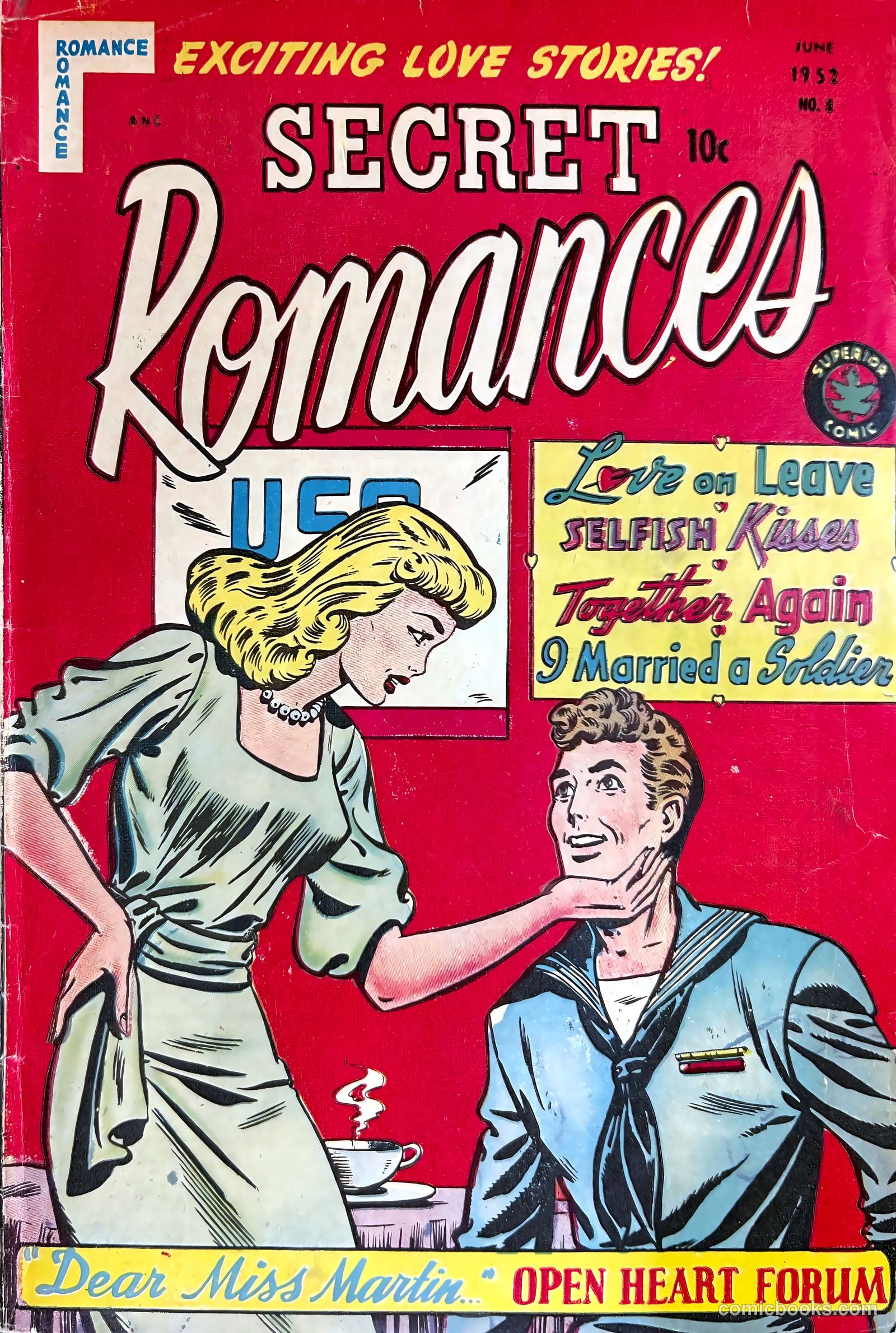 Secret Romances #8 (1952) — page 1 of 36
