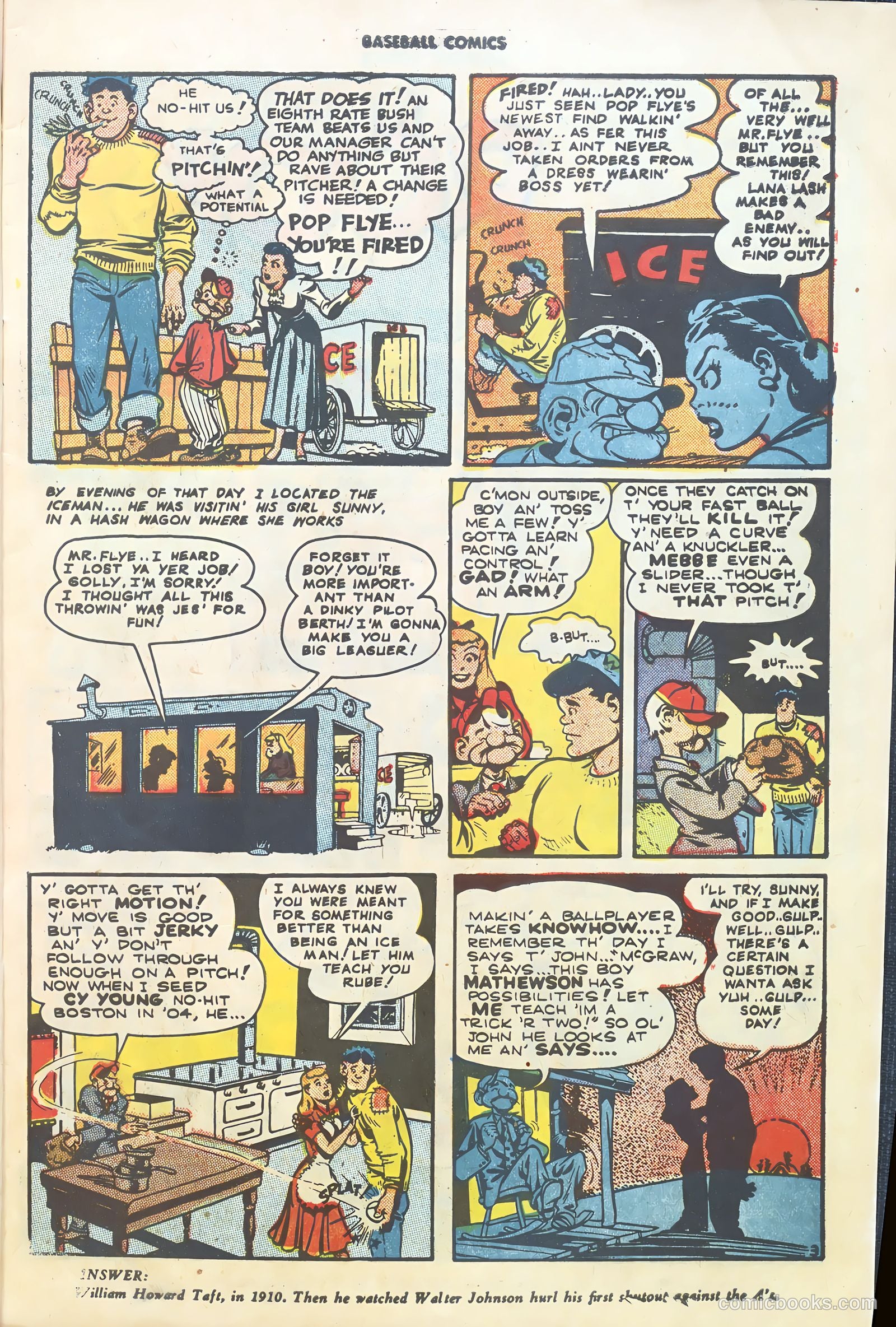Baseball Comics #1 (1991) — page 5 of 36