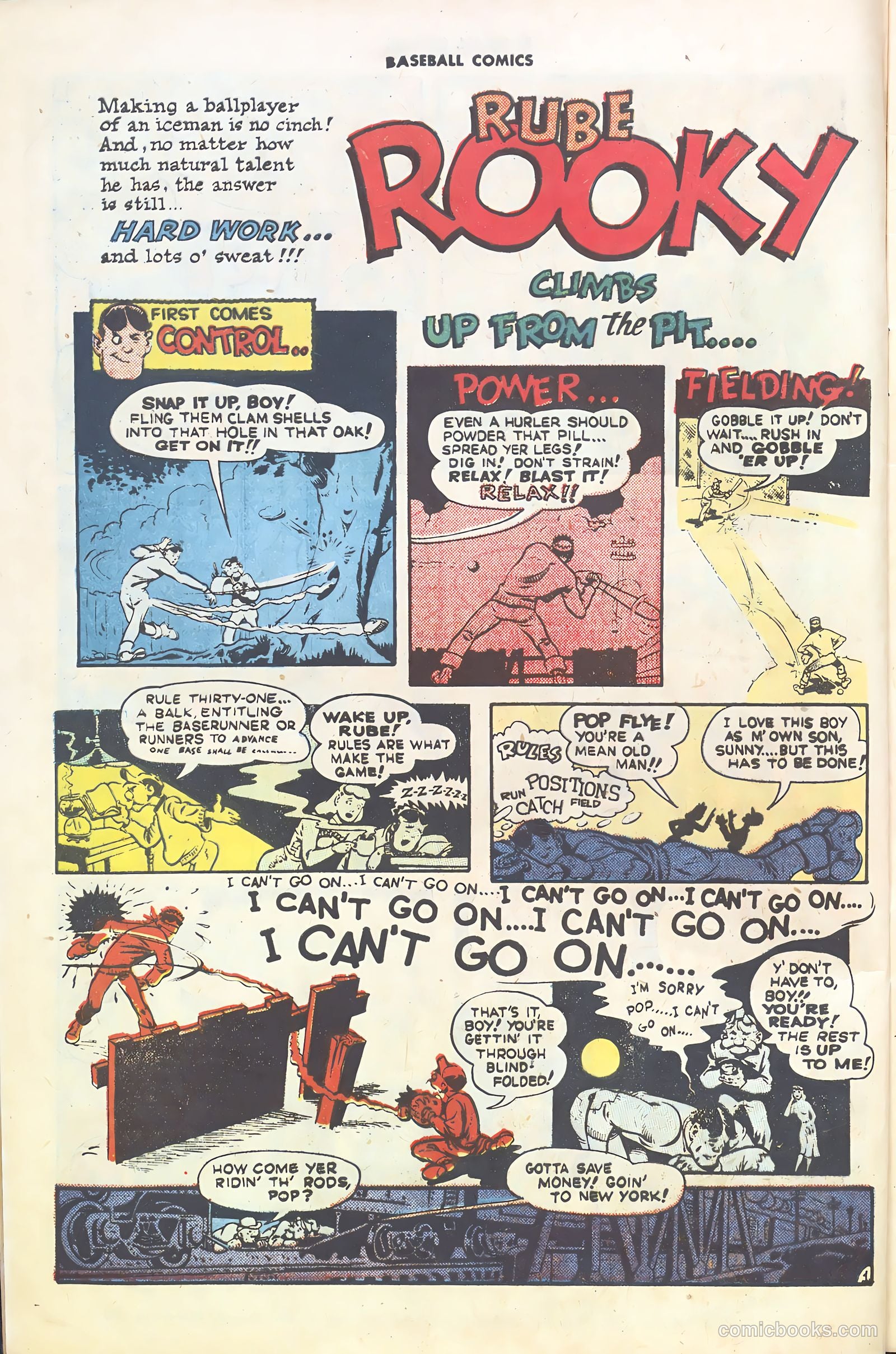 Baseball Comics #1 (1991) — page 6 of 36