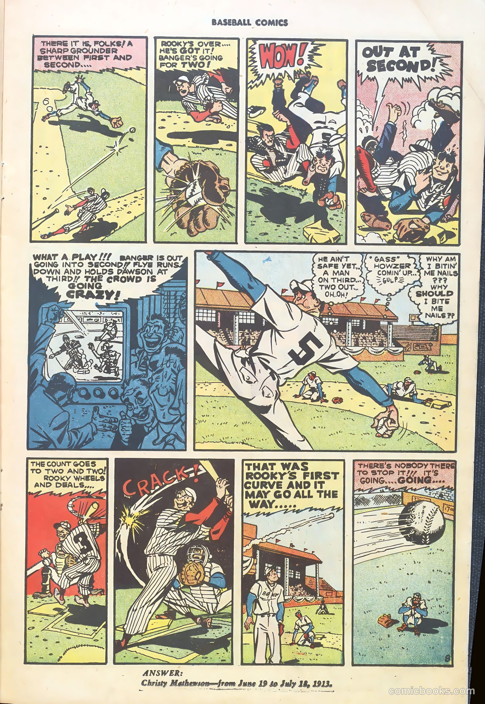 Baseball Comics #1 (1991) — page 13 of 36