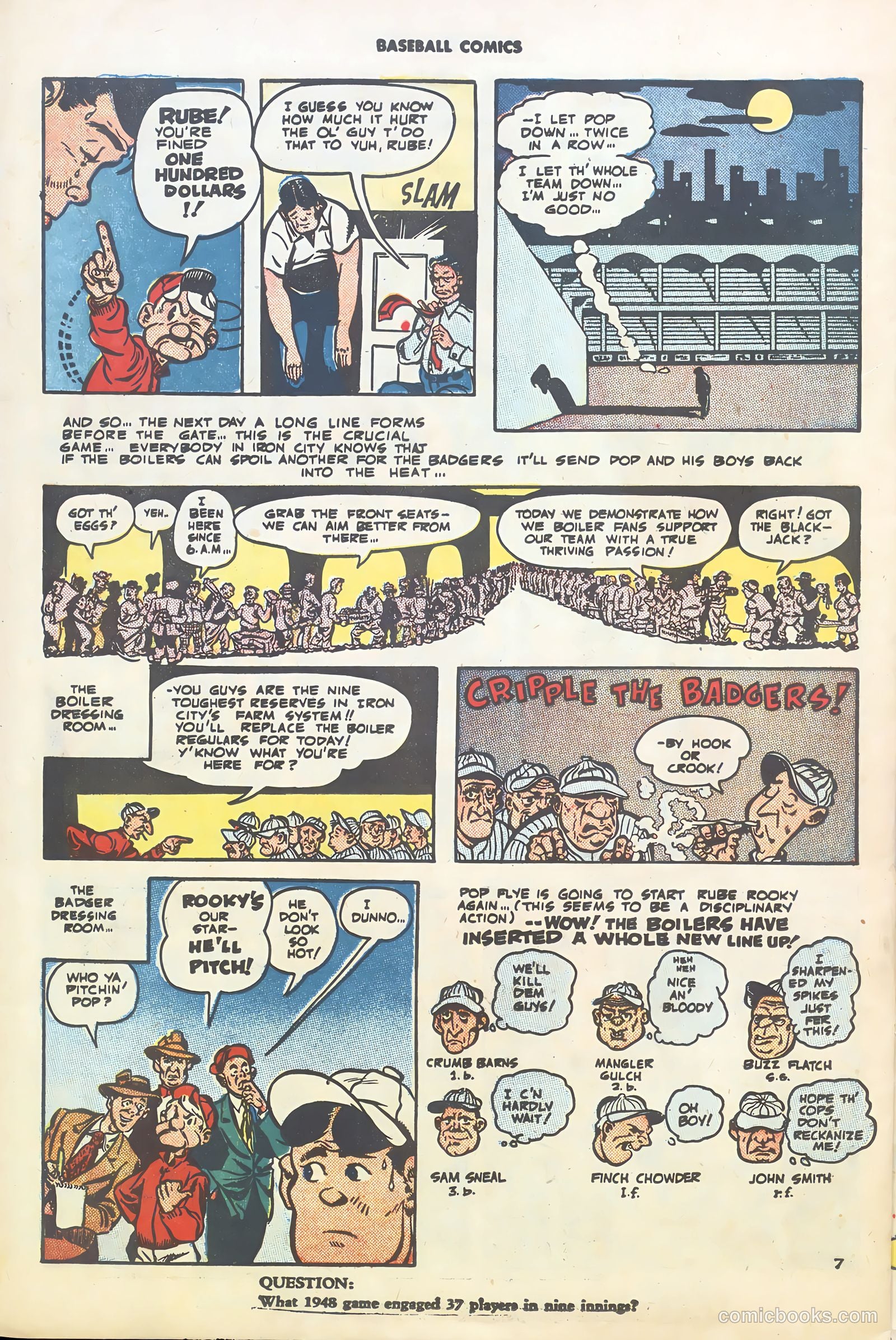 Baseball Comics #1 (1991) — page 24 of 36