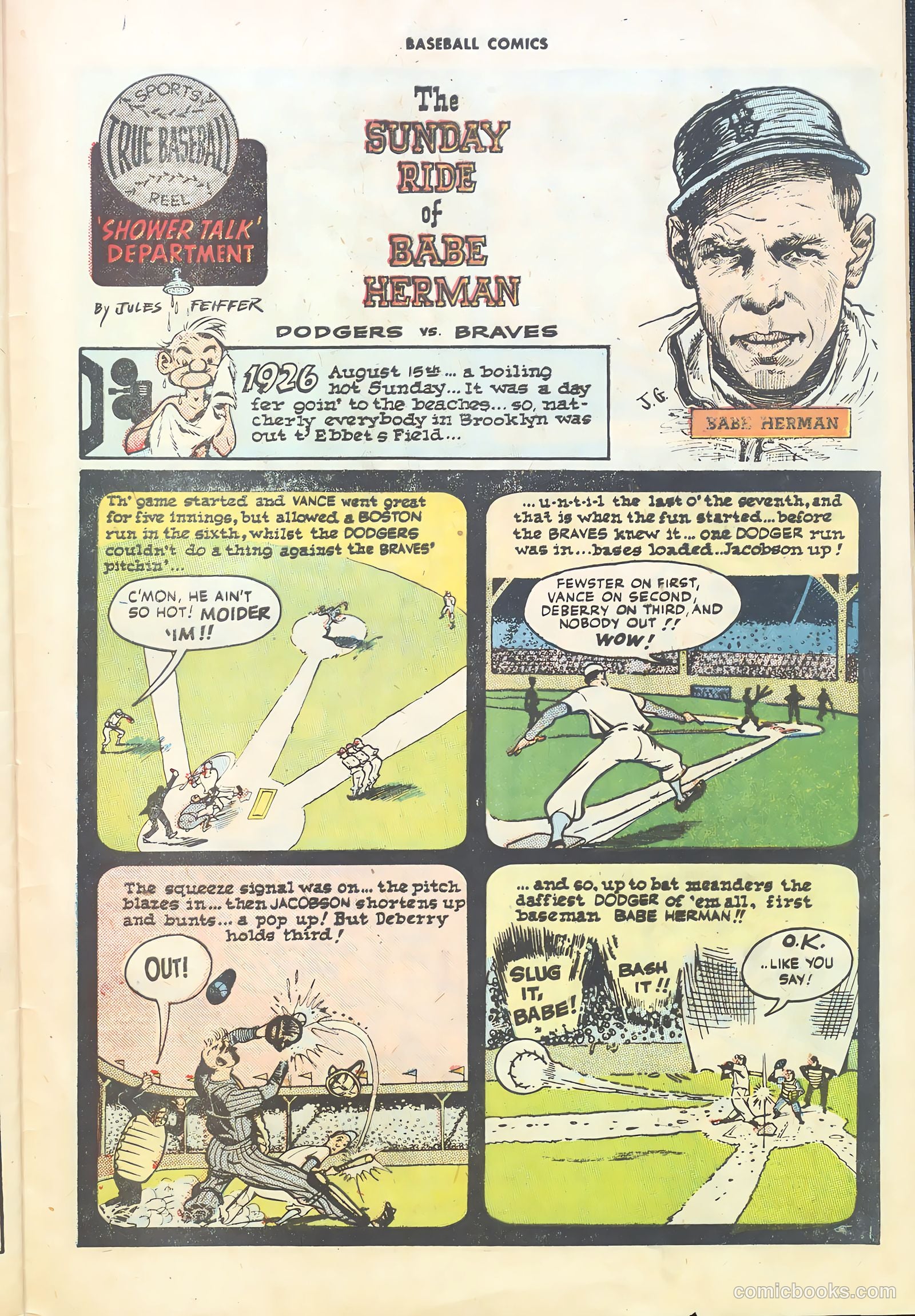 Baseball Comics #1 (1991) — page 31 of 36