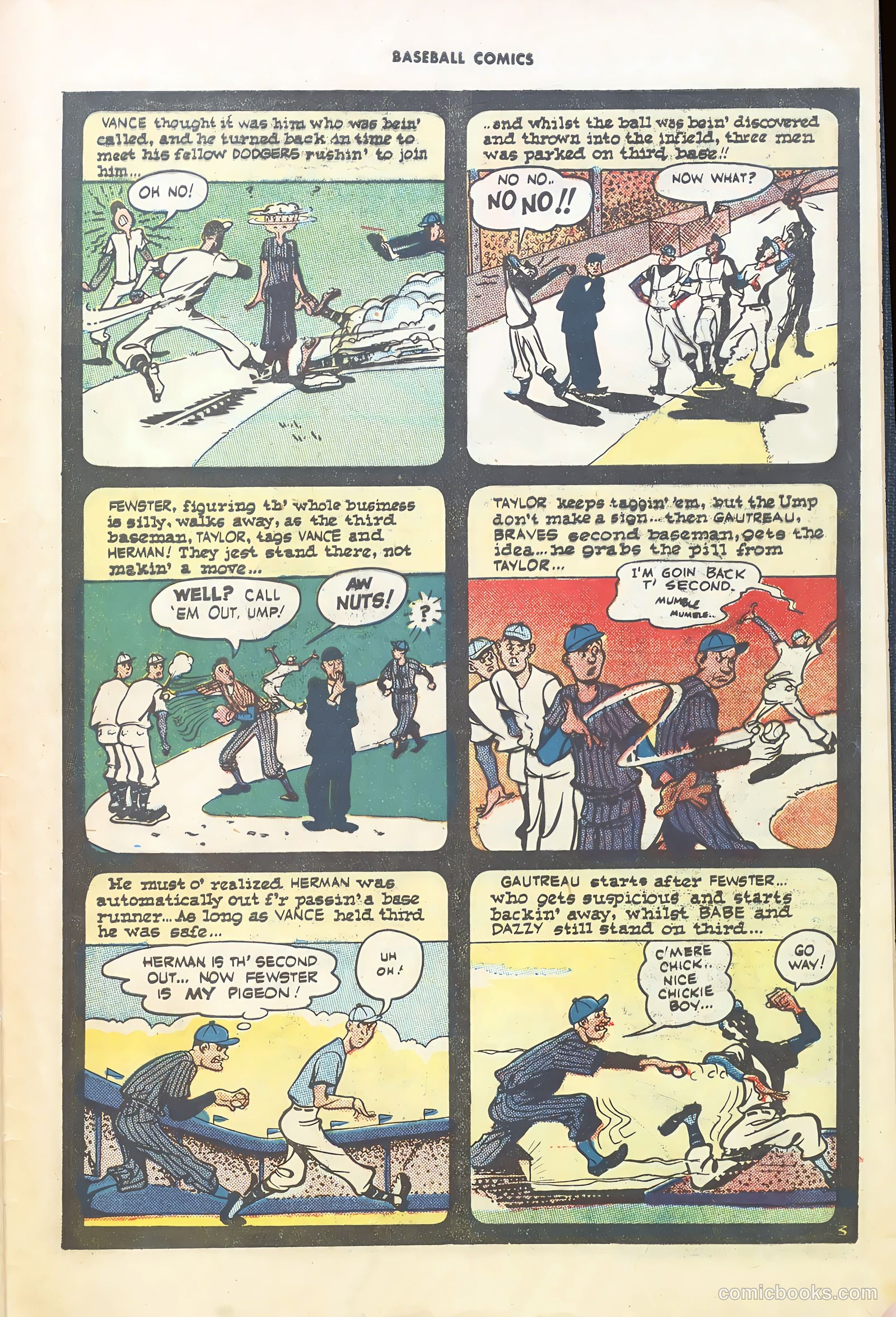Baseball Comics #1 (1991) — page 33 of 36