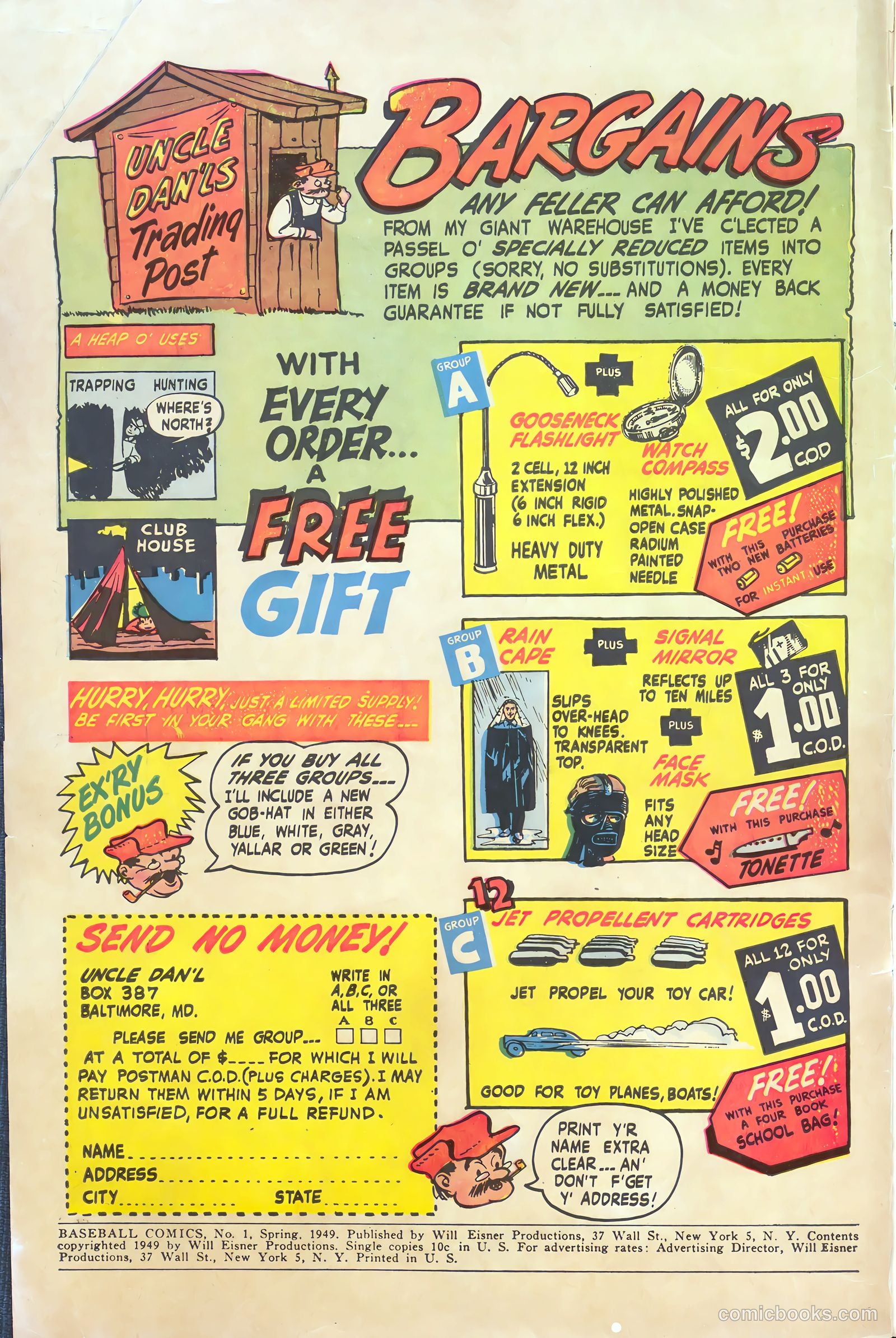 Baseball Comics #1 (1992) — page 2 of 36