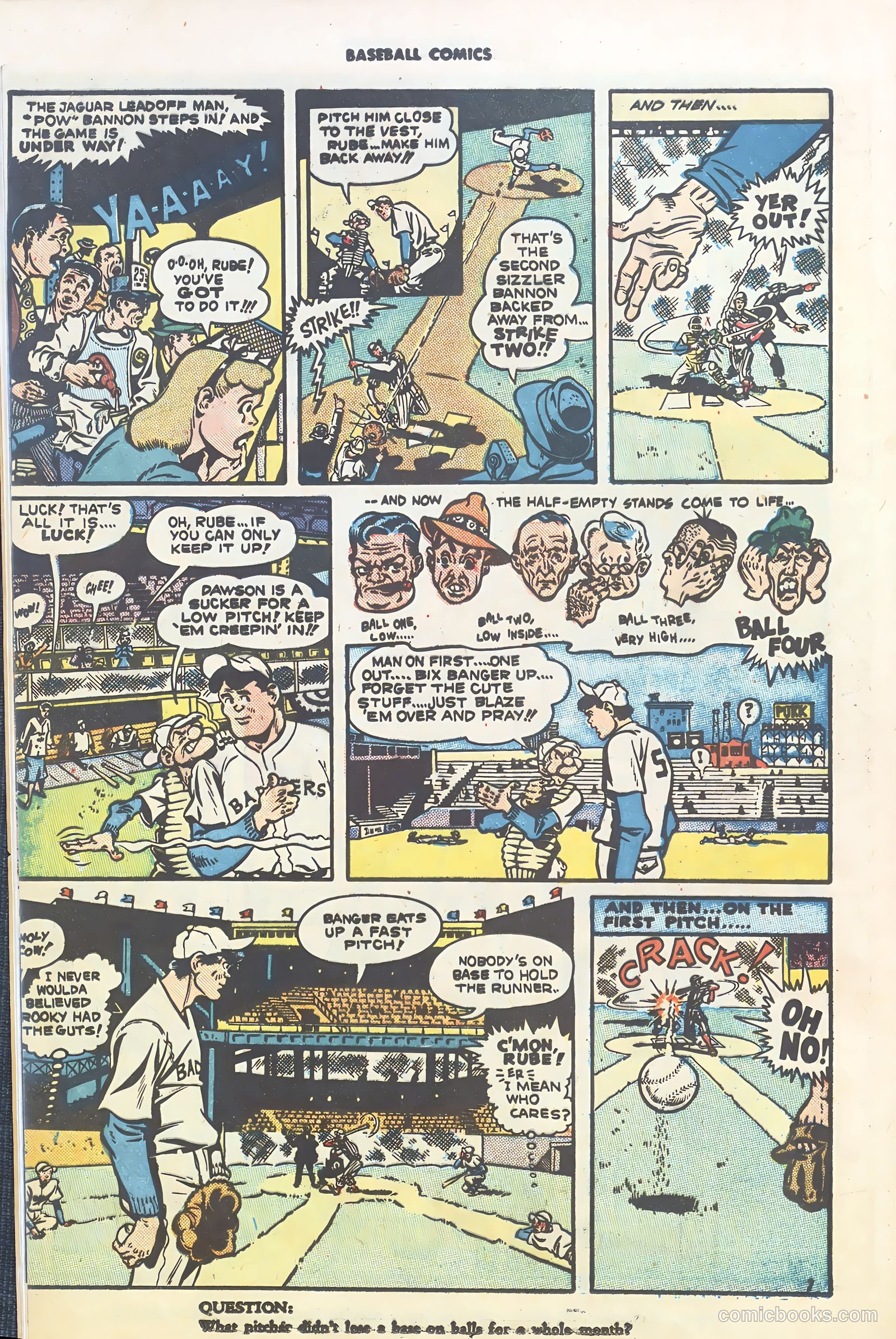 Baseball Comics #1 (1992) — page 12 of 36