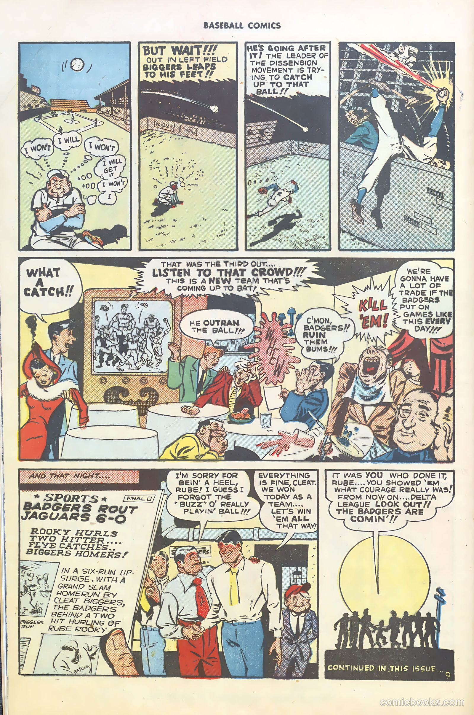 Baseball Comics #1 (1992) — page 14 of 36
