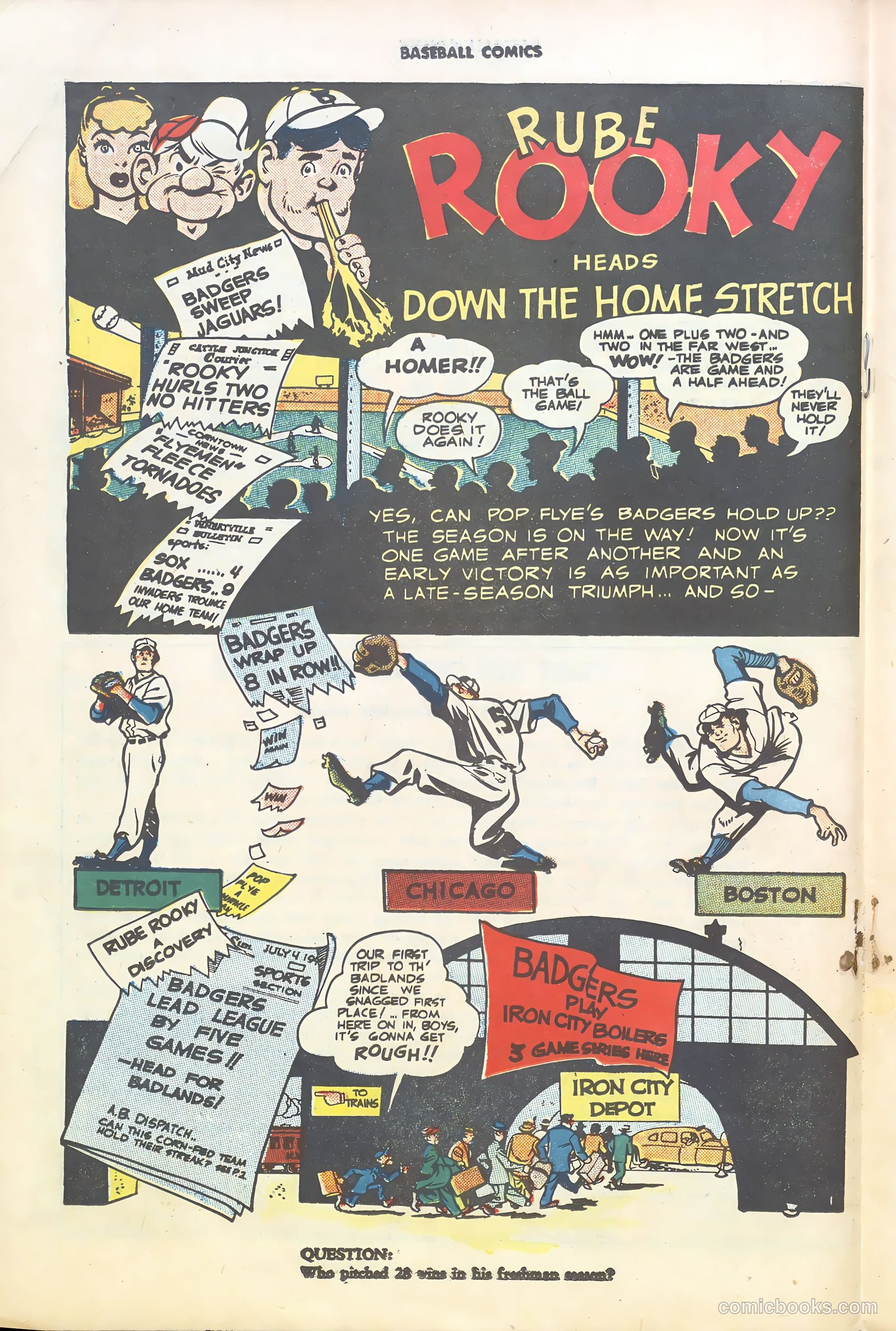 Baseball Comics #1 (1992) — page 18 of 36