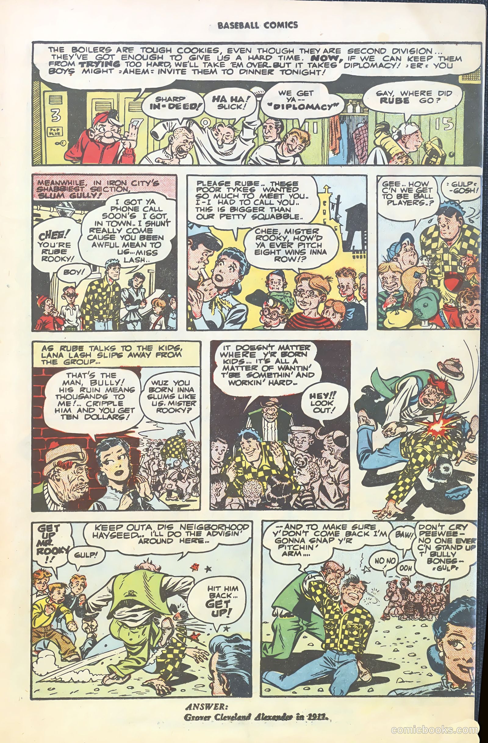 Baseball Comics #1 (1992) — page 19 of 36