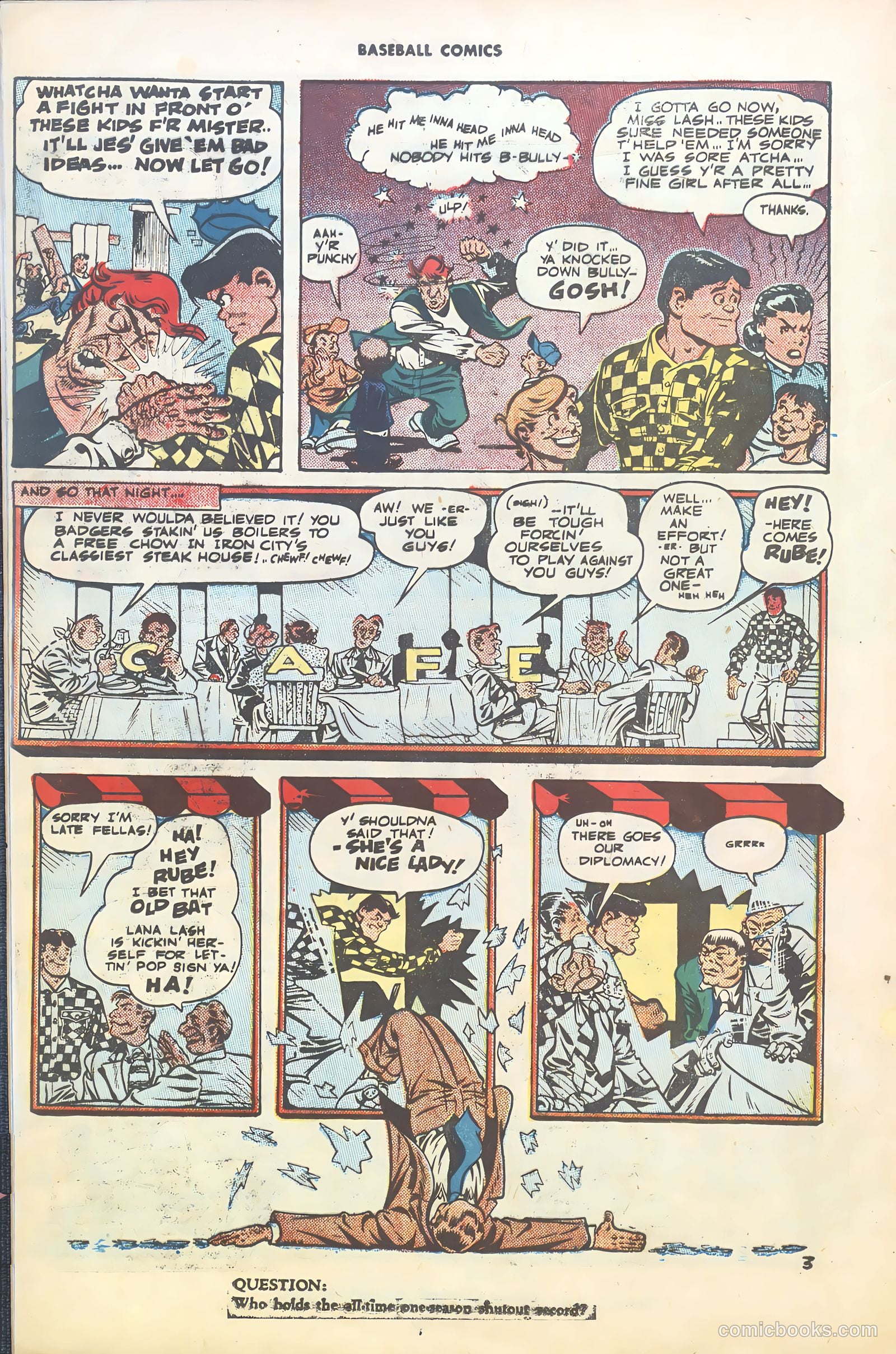 Baseball Comics #1 (1992) — page 20 of 36